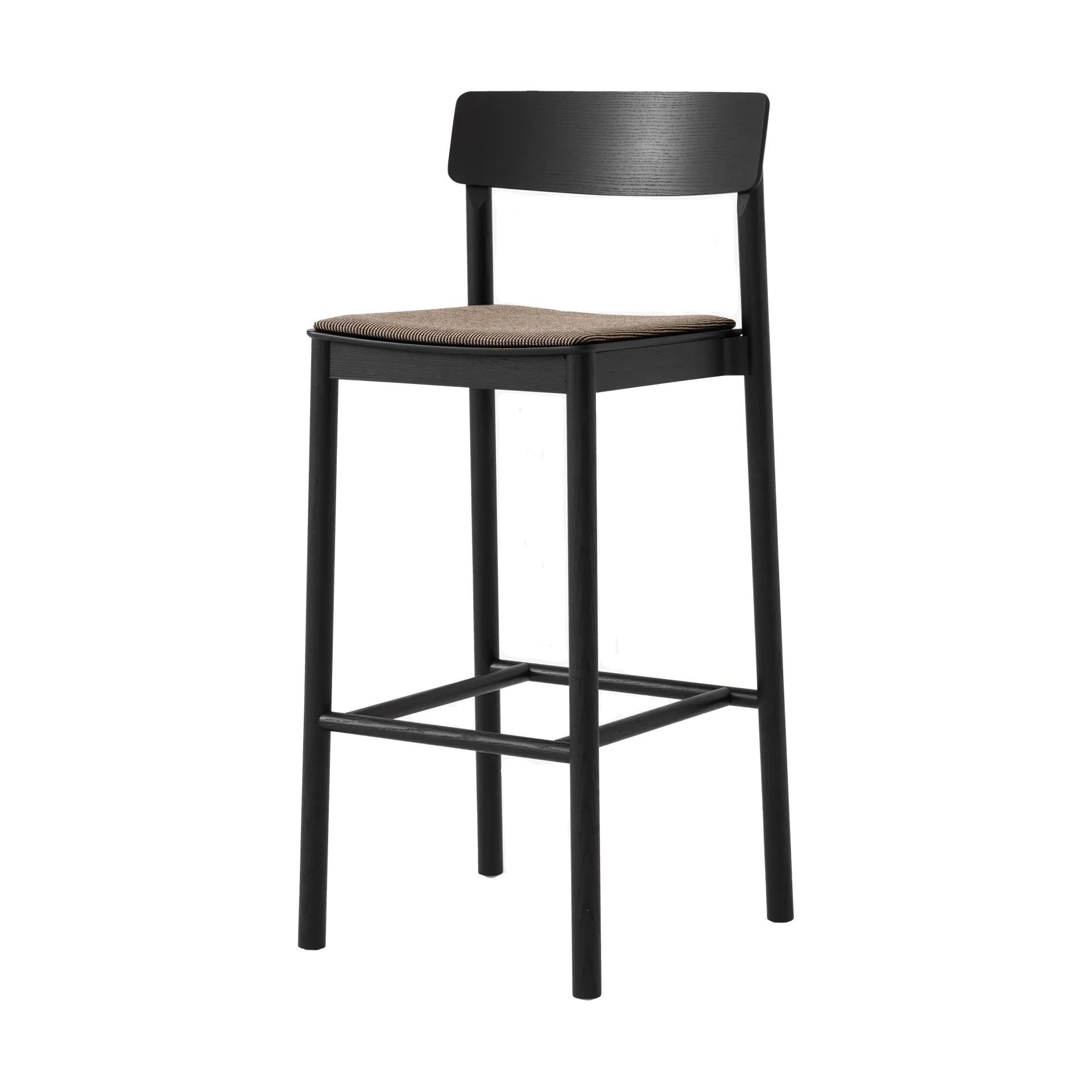 Sgabello da bar Betty TK17 Bar Chair 75 cm, Fuse 0351-frassino laccato nero &Tradition