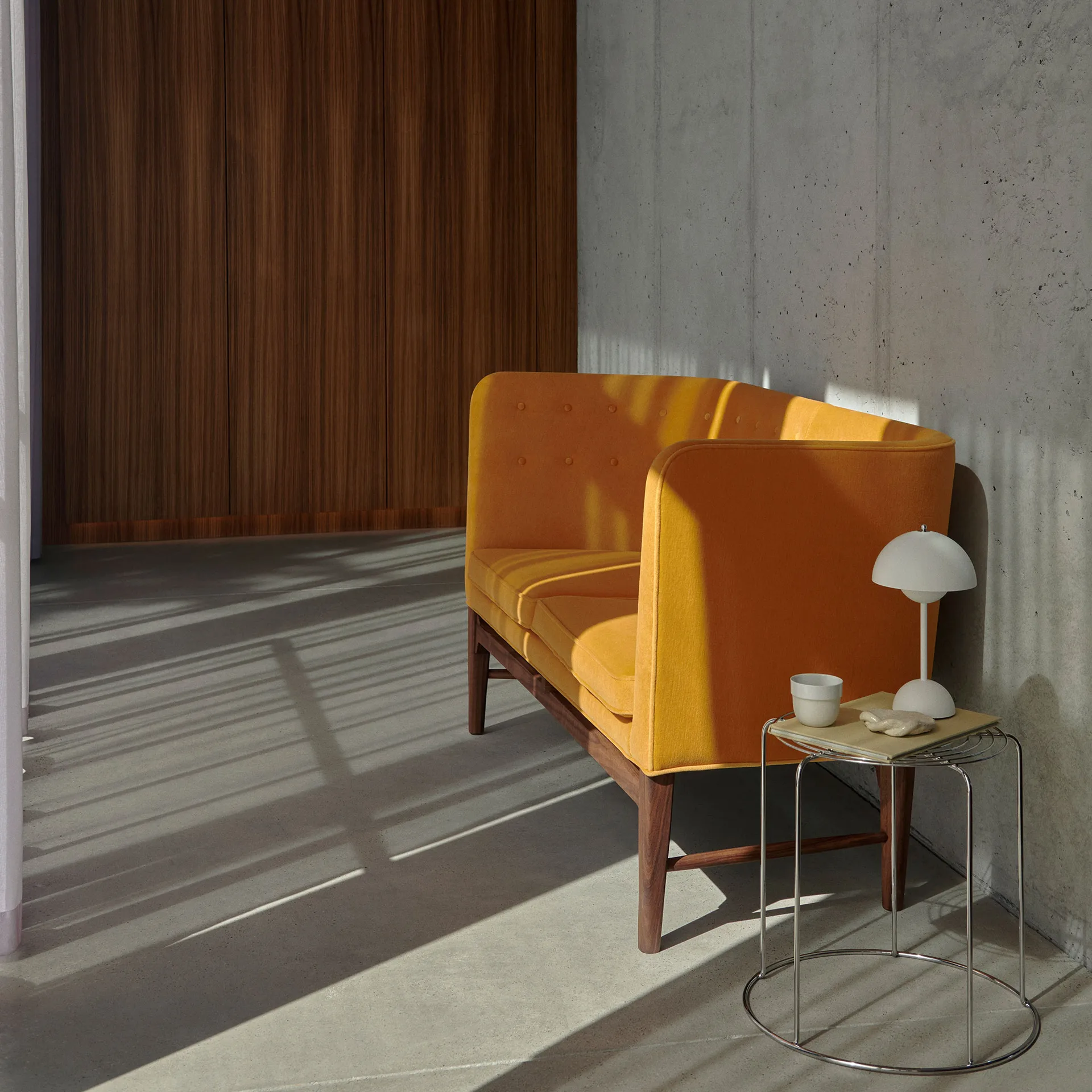 Sgabello Wire VP11, Acciaio inox &Tradition