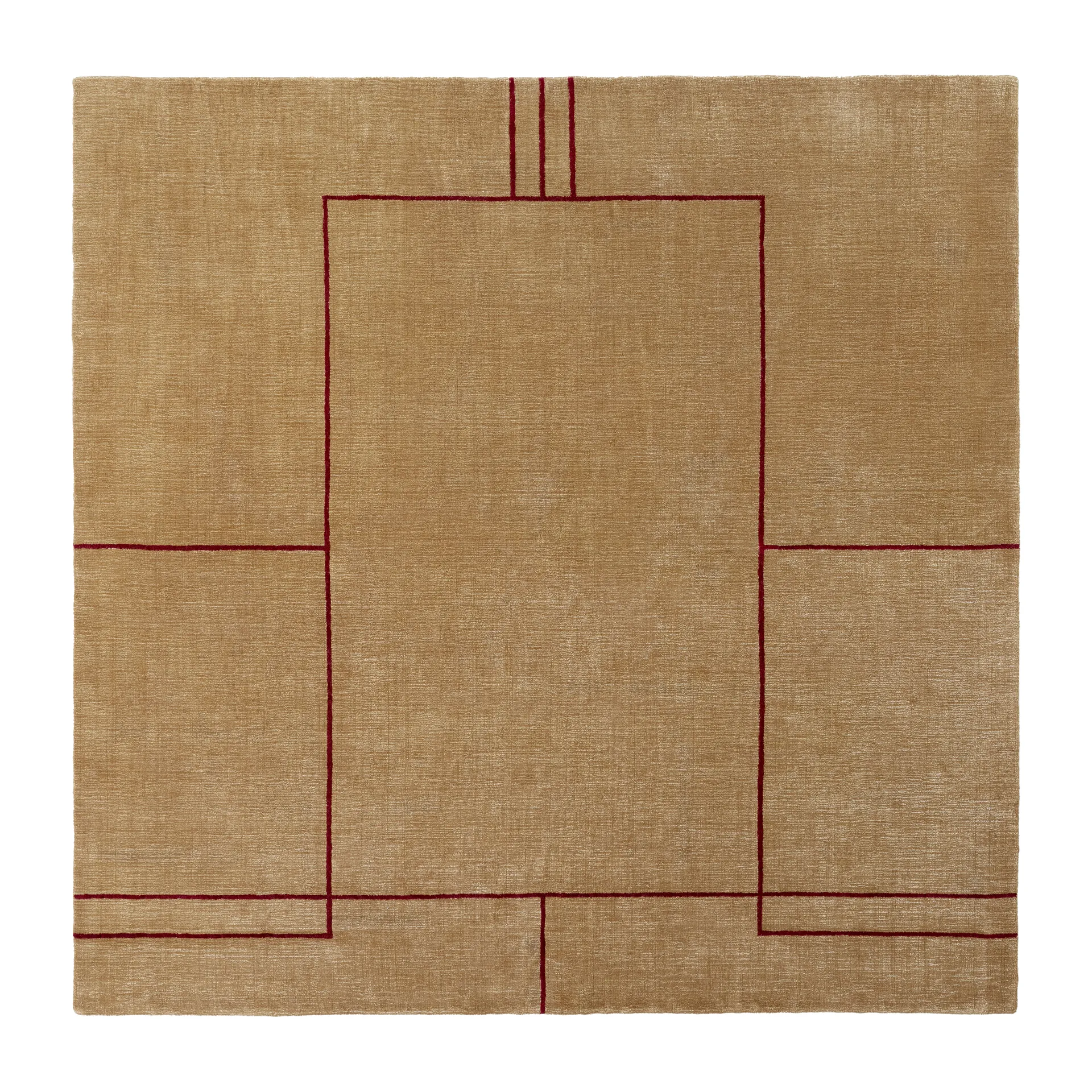 Tappeto Cruise AP11 240x240 cm, Bombay golden brown &Tradition