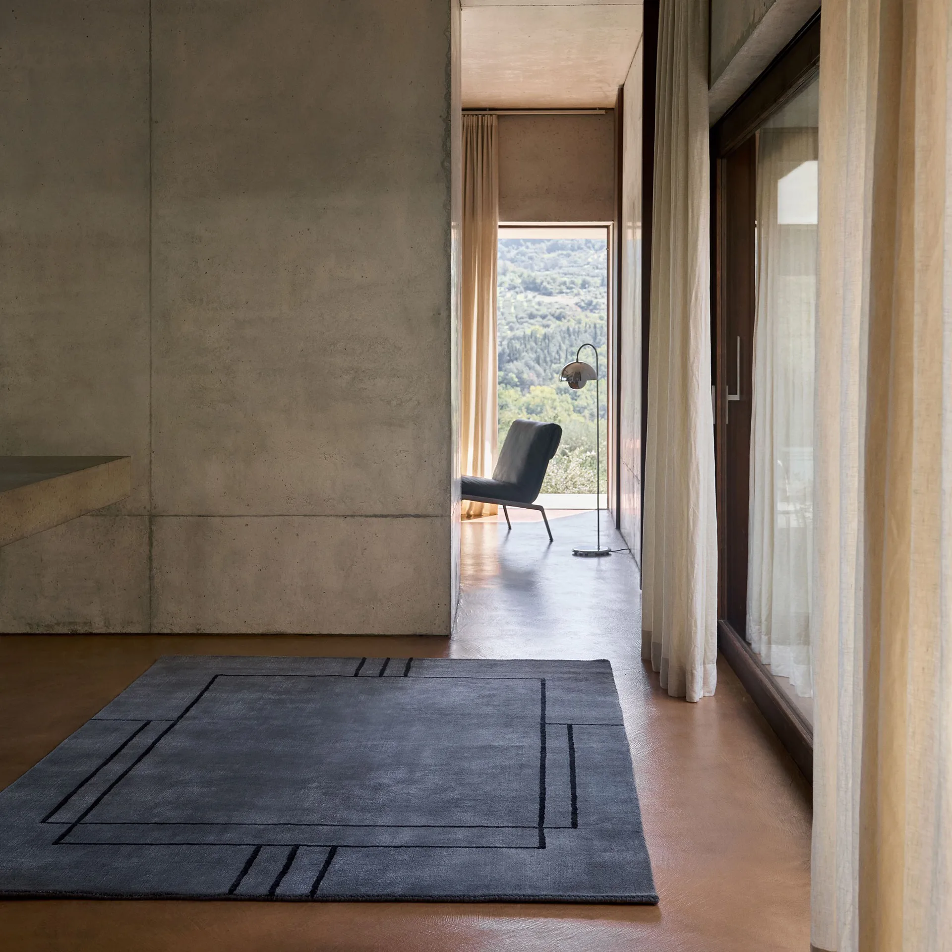 Tappeto Cruise AP23 170x240 cm, Colombo Grey Blue &Tradition