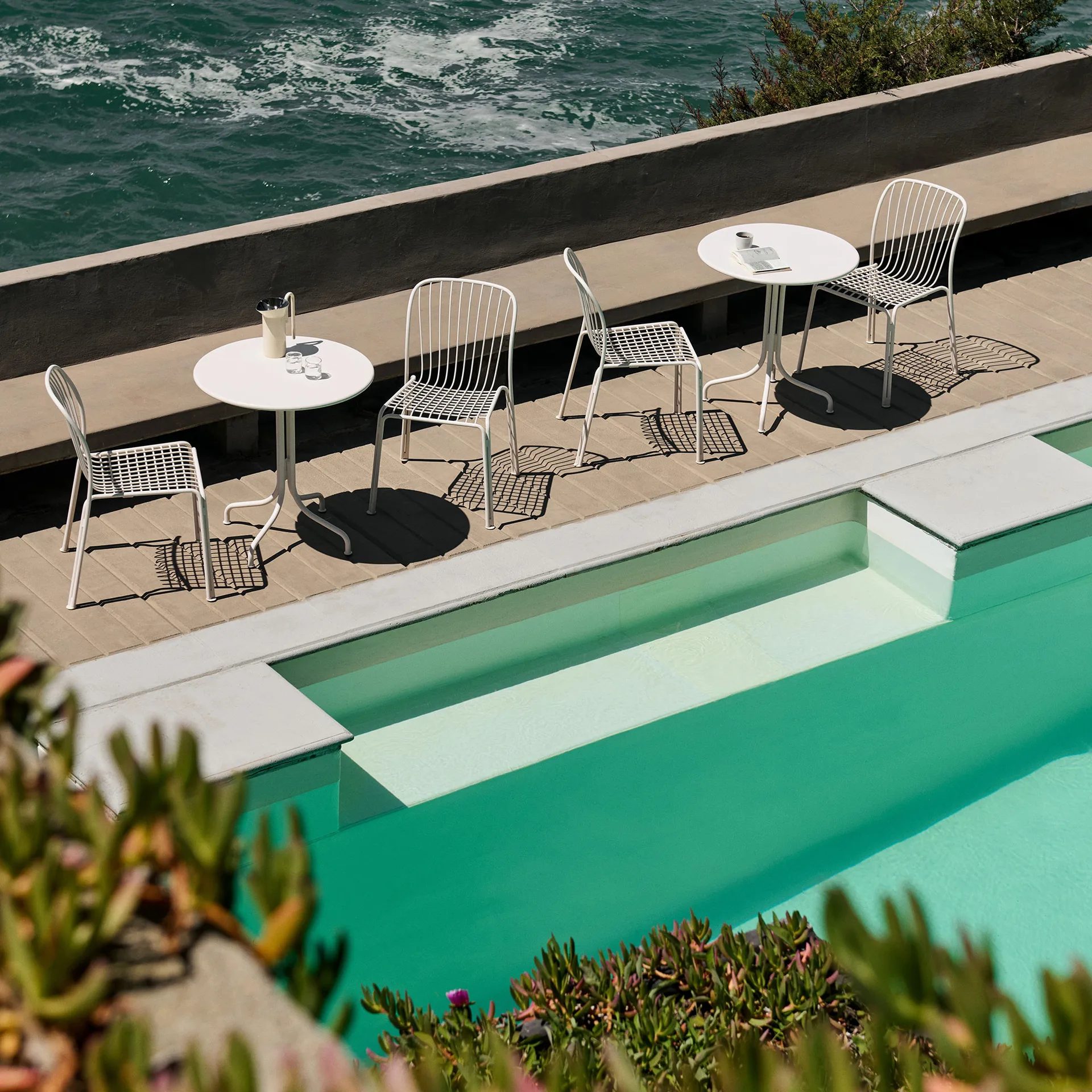 Tavolino da caffè Thorvald SC96 Ø70 cm, Avorio &Tradition