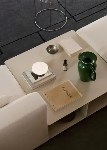 Tavolino Develius EV3 - Steel ivory, Ø89x40 cm - &Tradition