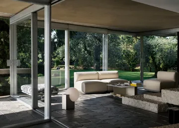 Tavolino Develius EV3 - Steel ivory, Ø89x40 cm - &Tradition