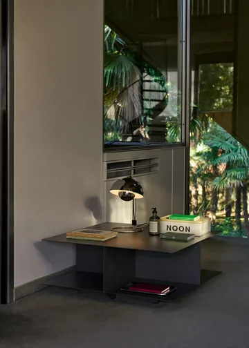 Tavolino Develius EV3 - Steel stone grey, Ø89x40 cm - &Tradition