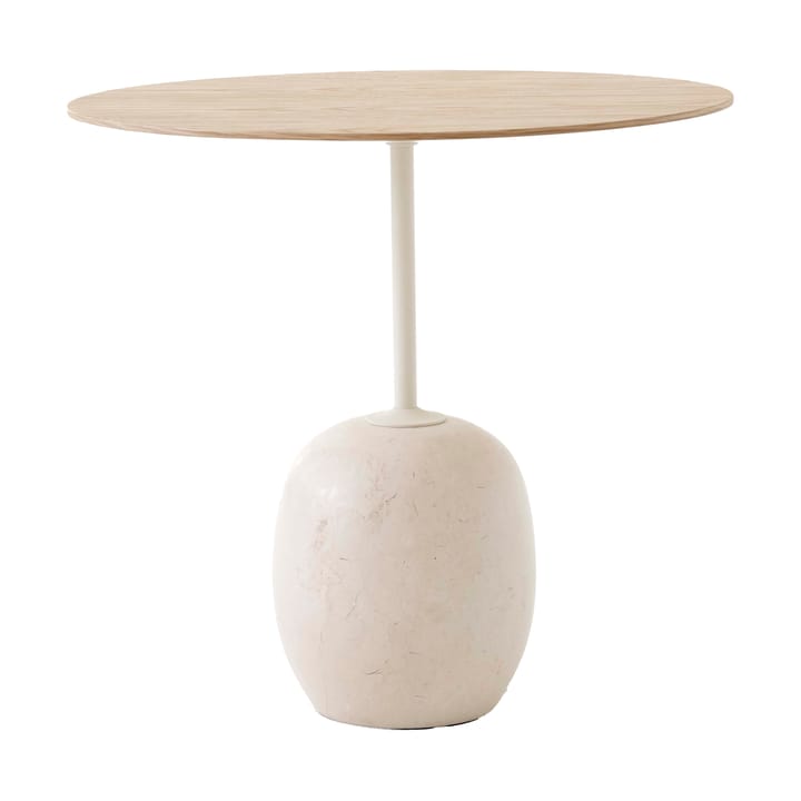 Tavolino laterale Lato LN9 - Rovere-Crema diva marble - &Tradition