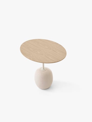 Tavolino laterale Lato LN9 - Rovere-Crema diva marble - &Tradition