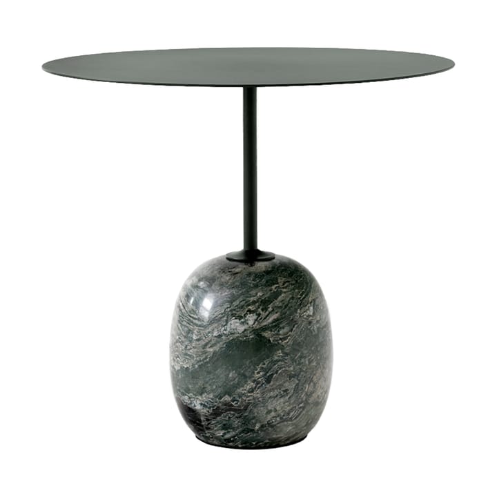 Tavolino laterale Lato LN9 - Verde scuro, marmo verde alpi - &Tradition