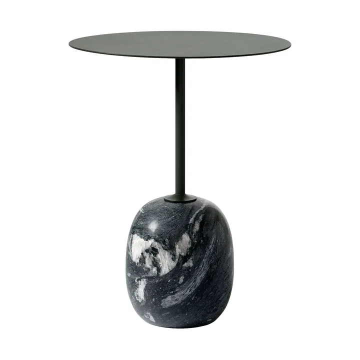 Tavolino Lato LN8 - Deep green-verde grigio, Ø40x50 cm - &Tradition