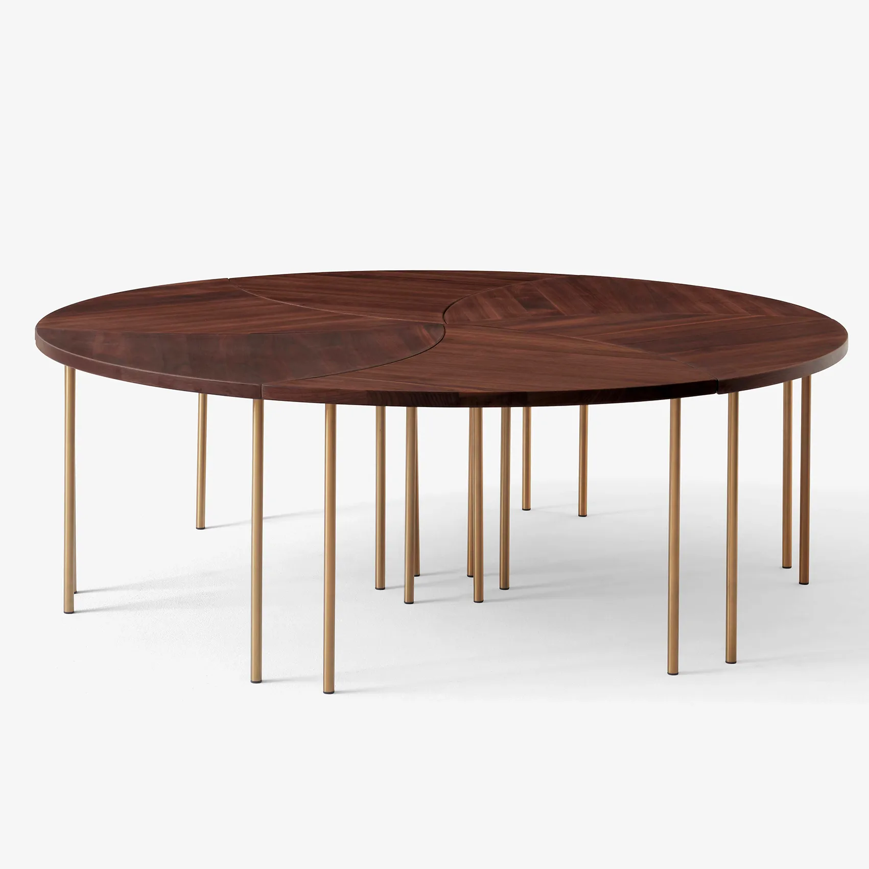 Tavolino Pinwheel HM7, Noce &Tradition