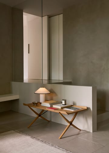 Tavolino X HM13 61x120 cm - Lacquered oak-walnut inserts - &Tradition
