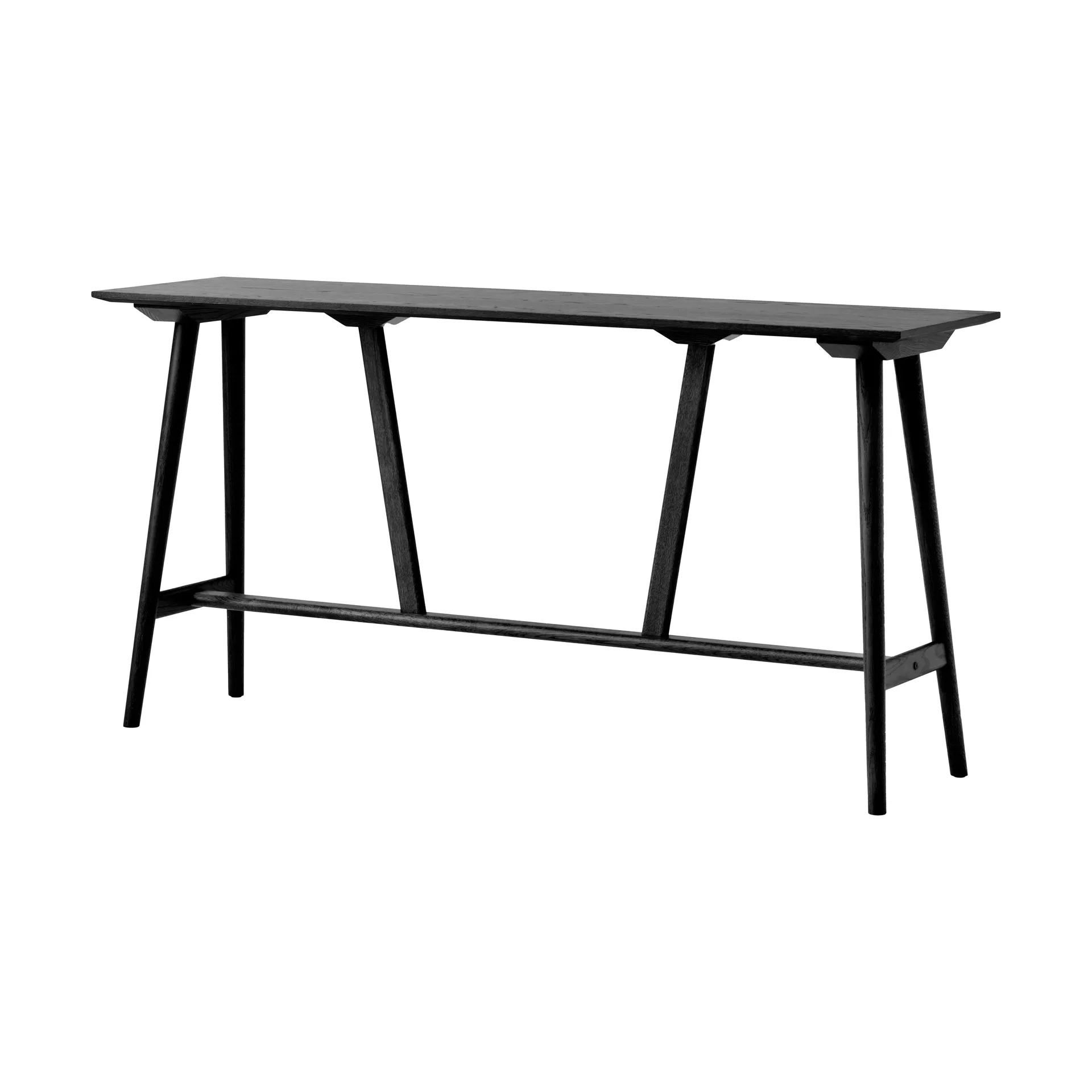 Tavolo da bar In Between SK25 Counter Table 190x50x95 cm, Rovere laccato nero &Tradition