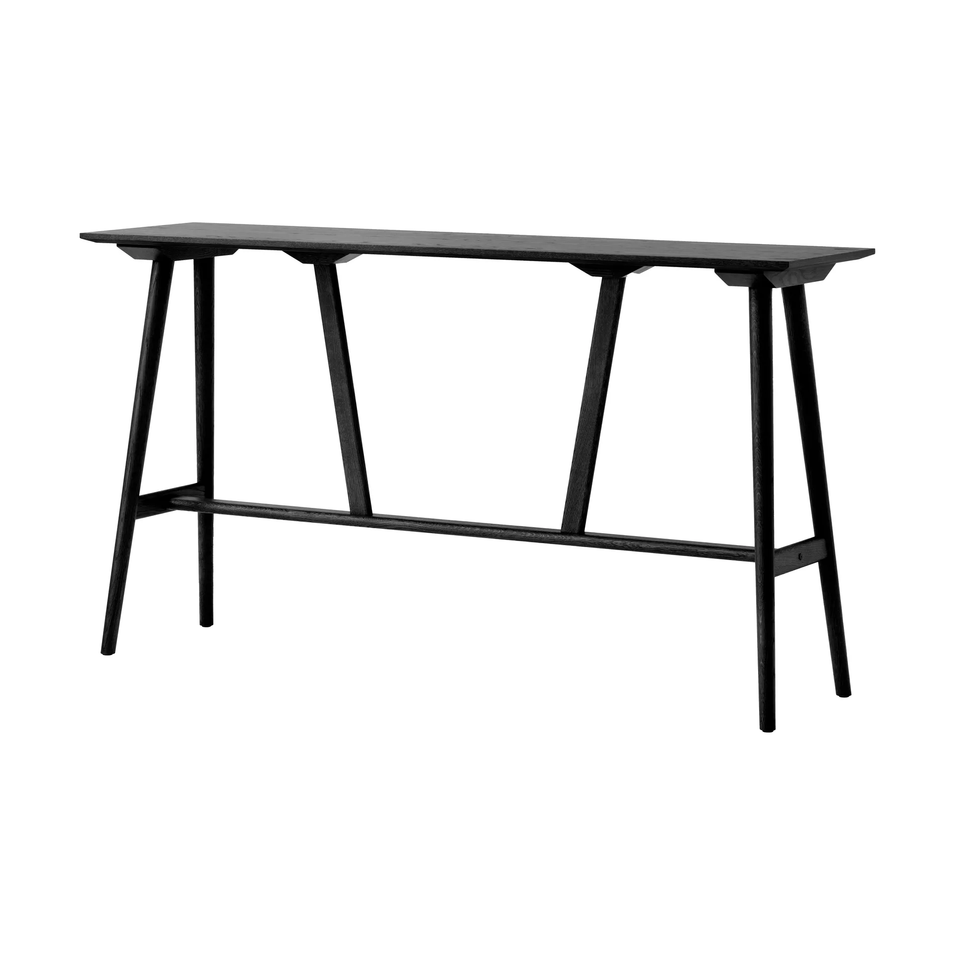 Tavolo da bar In Between SK27 Bar Table 190x50x105 cm, Rovere laccato nero &Tradition