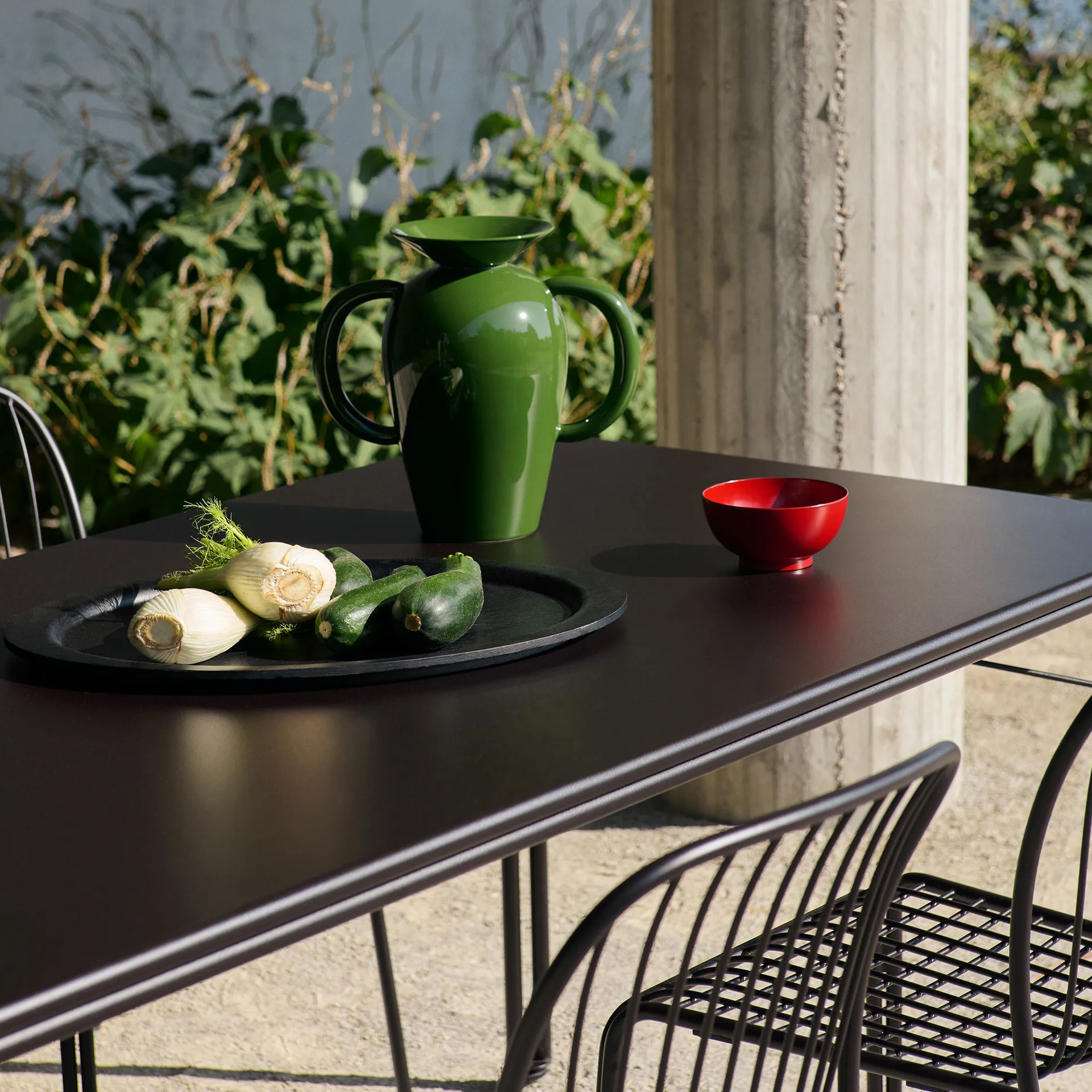 Tavolo da pranzo Thorvald Outdoor SC99 220 cm, Warm black &Tradition