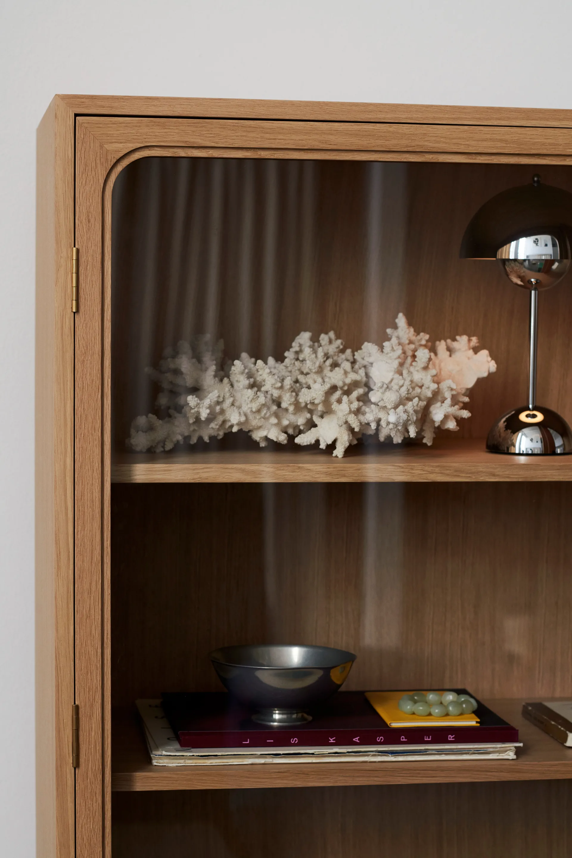 Vetrinetta Trace SC88 120x192x40 cm, Rovere naturale &Tradition