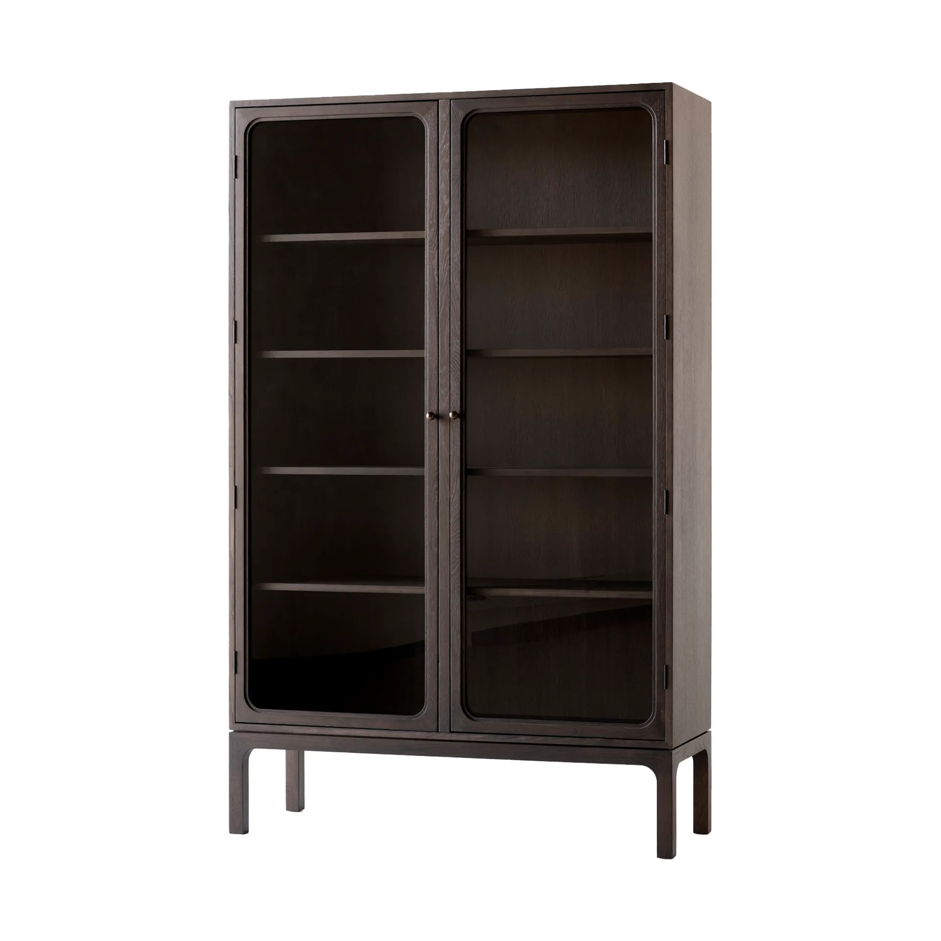 Vetrinetta Trace SC88 120x192x40 cm, Rovere tinto scuro &Tradition