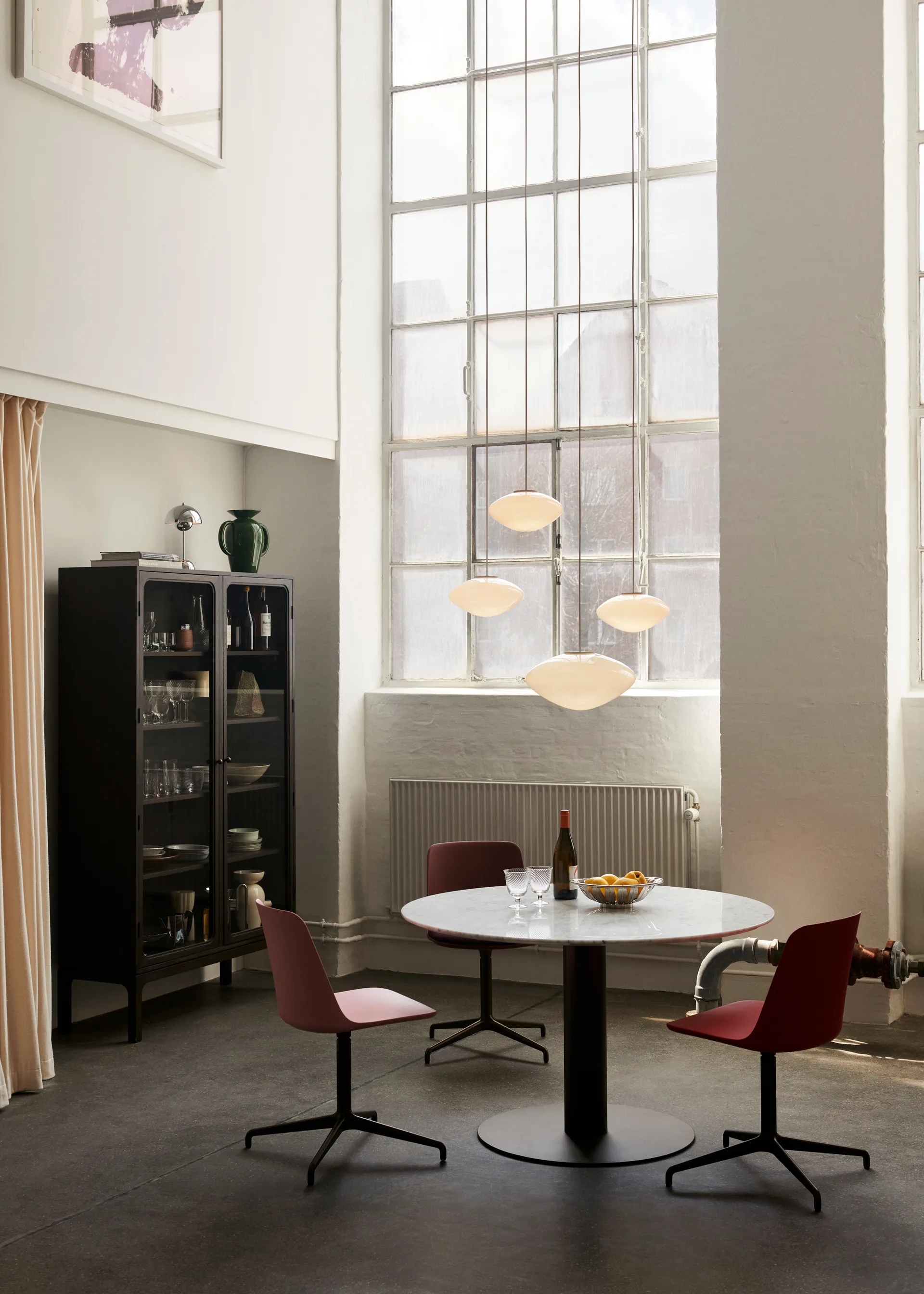 Vetrinetta Trace SC88 120x192x40 cm, Rovere tinto scuro &Tradition