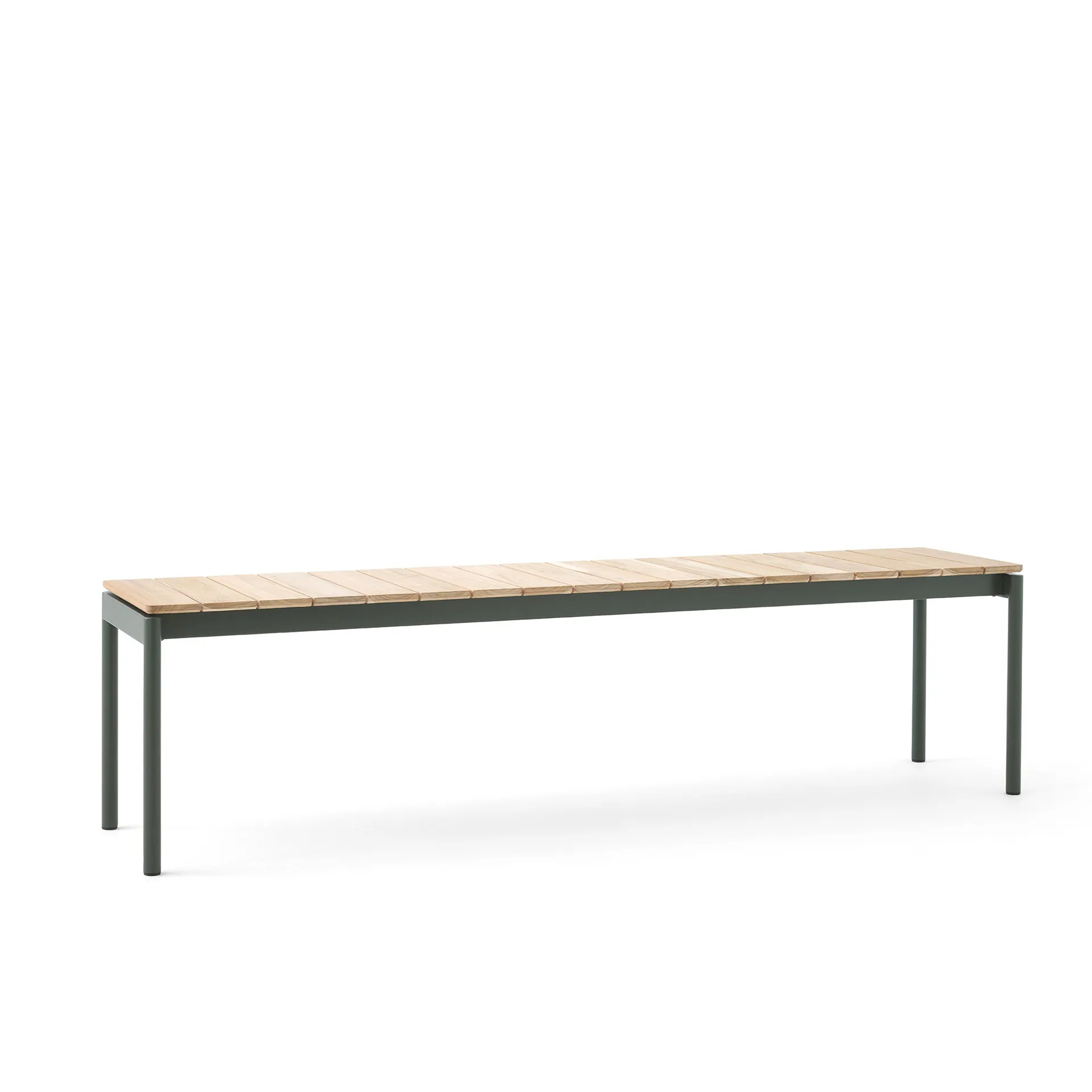 Ville AV28 panchina grande 180x40 cm, Verde bronzo &Tradition