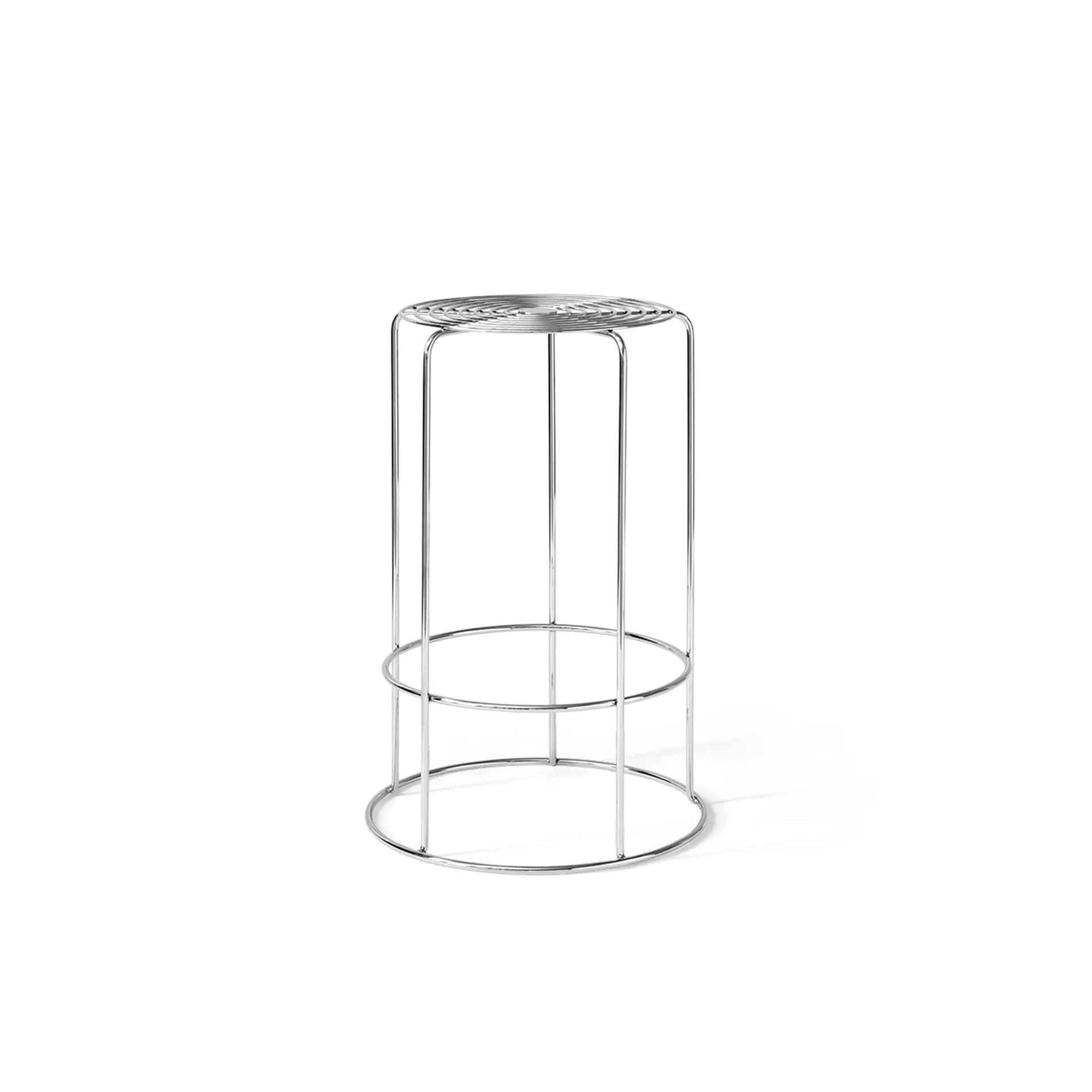 Wire VP15 sgabello da bar, Acciaio inossidabile, 65 cm &Tradition