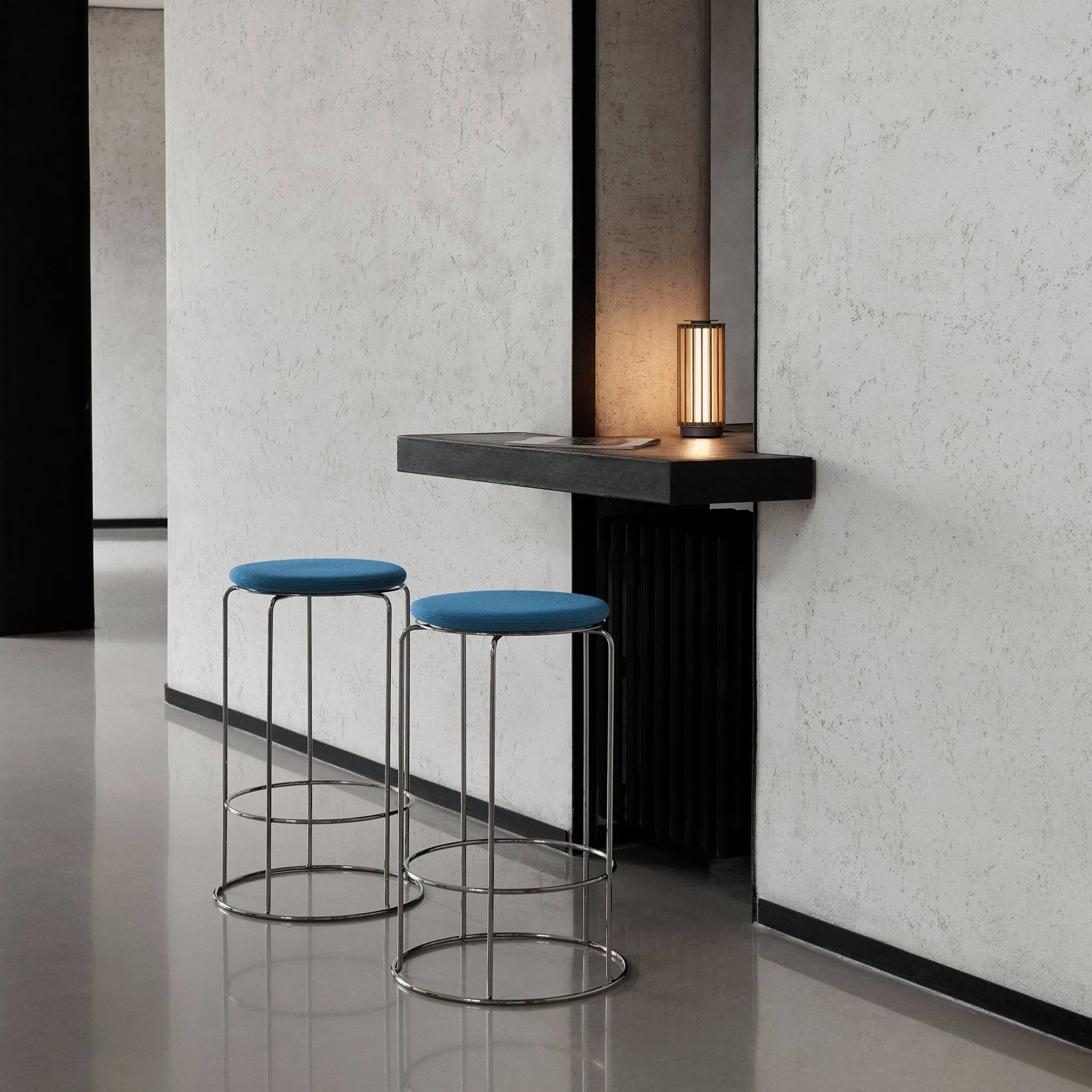 Wire VP15 sgabello da bar, Acciaio inossidabile, 65 cm &Tradition