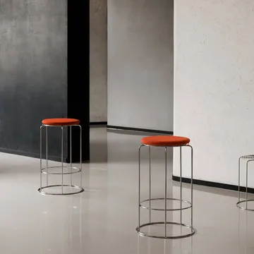 Wire VP15 sgabello da bar - Acciaio inossidabile, 65 cm - &Tradition