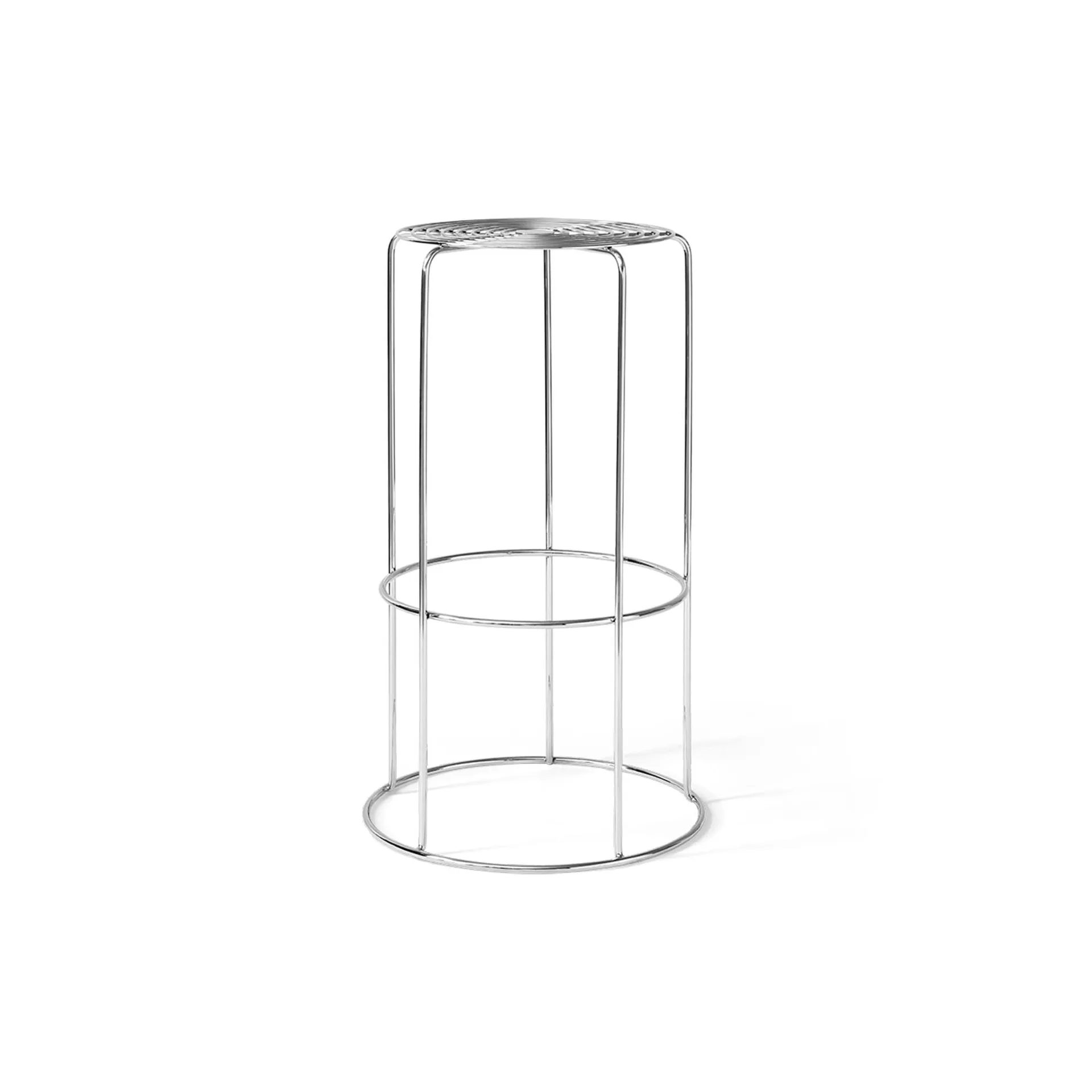 Wire VP16 sgabello da bar, Acciaio inossidabile, 75 cm &Tradition