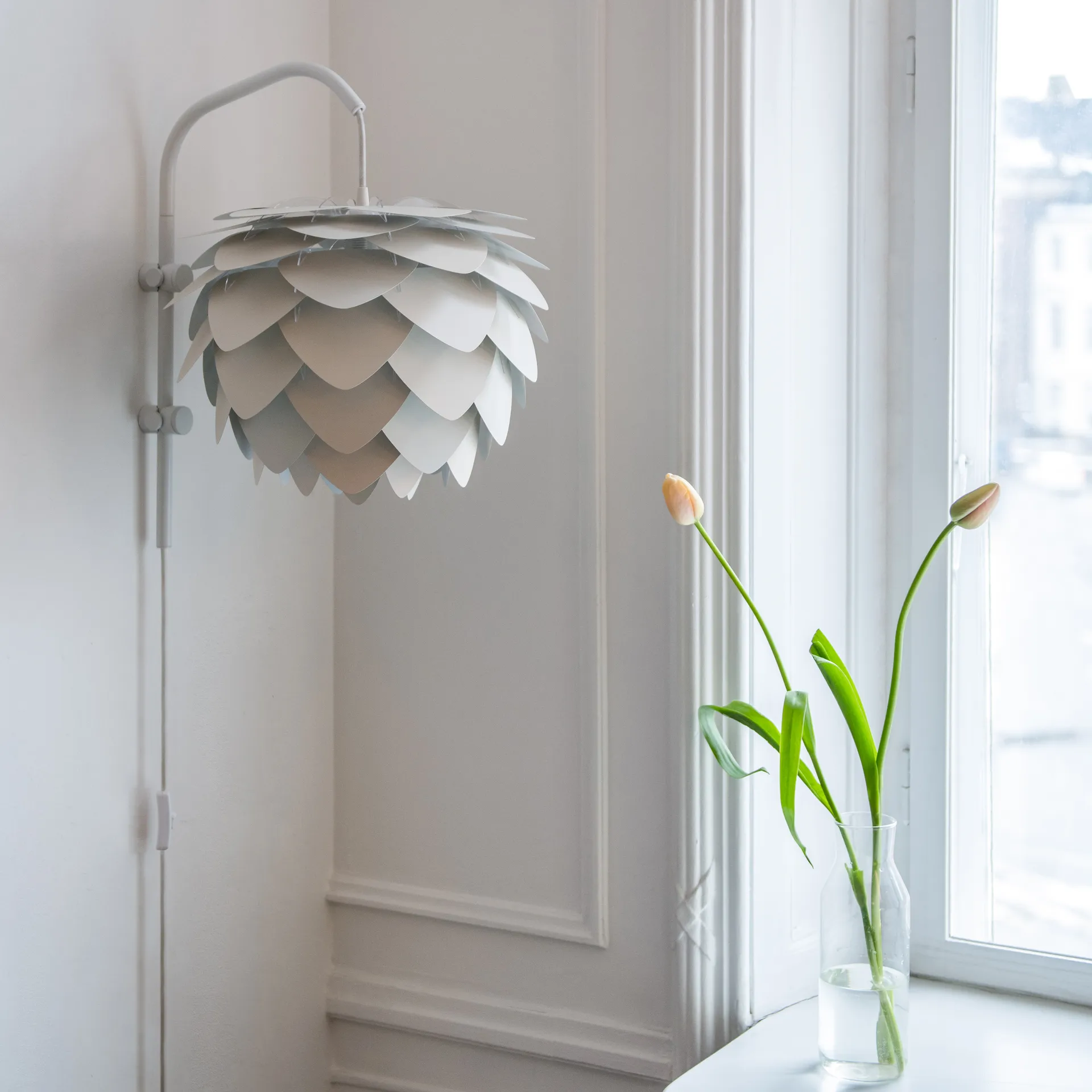 Appendiabiti da parete Willow mini, bianco Umage