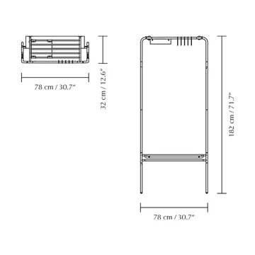 Appendiabiti Lean On Me - Ottone - Umage