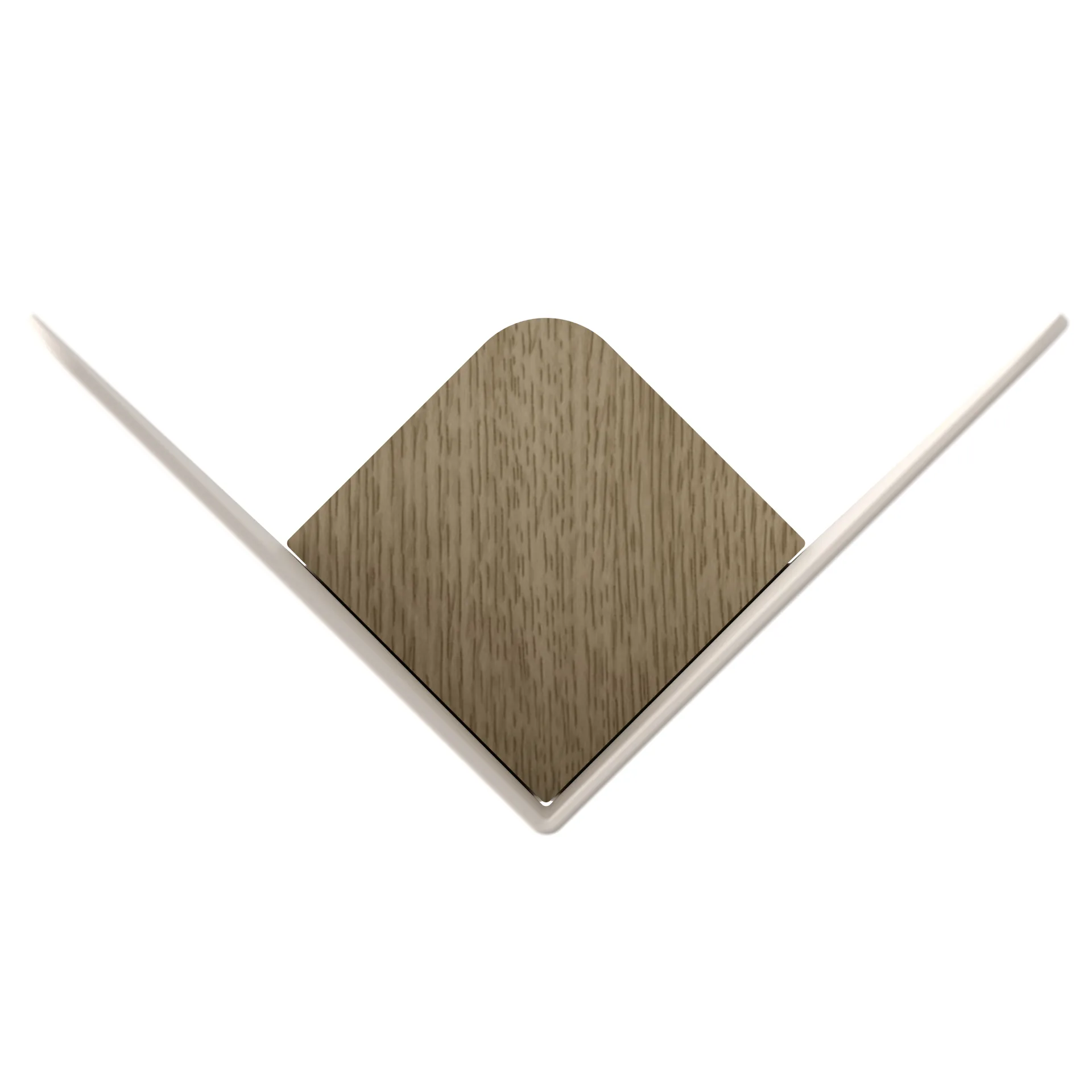 Gancio Butterflies medio, Pearl white Umage