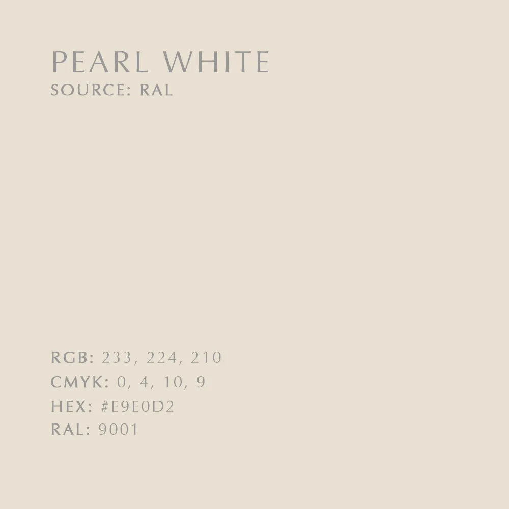 Gancio Butterflies medio, Pearl white Umage