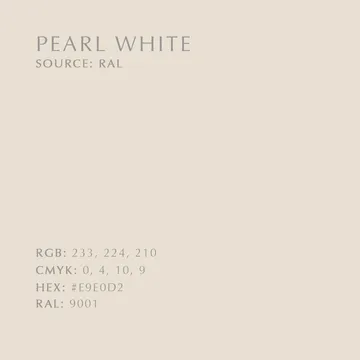 Gancio Butterflies medio - Pearl white - Umage