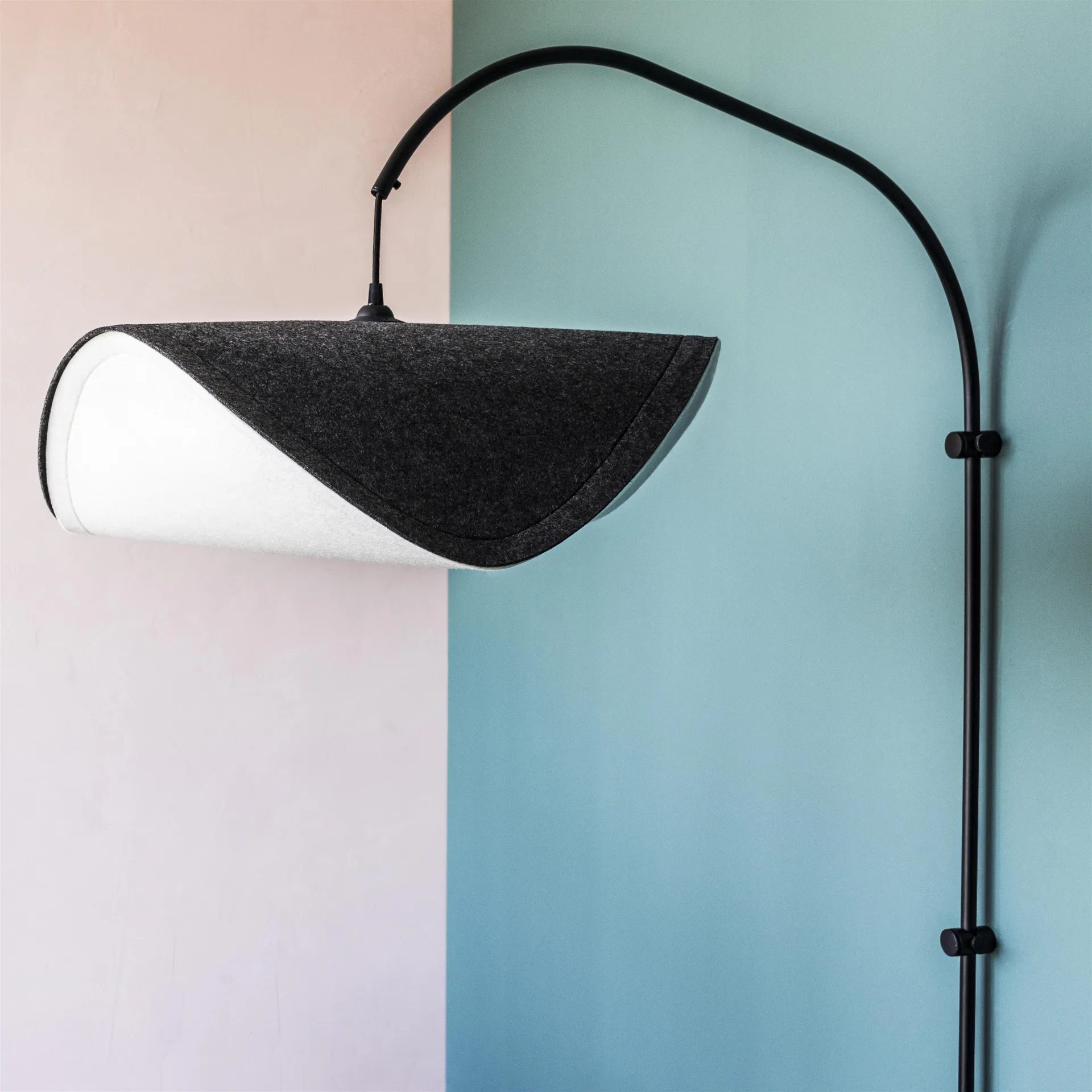 Gancio per lampada da parete singolo Willow, nero Umage