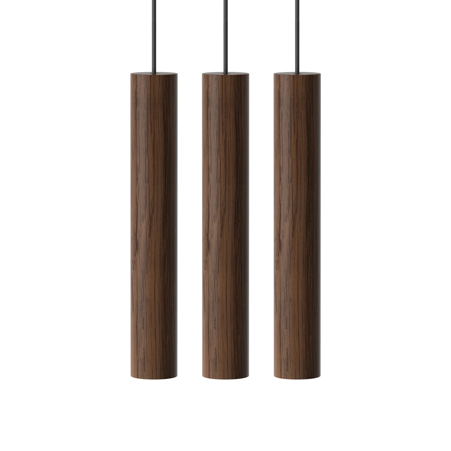Lampada 3 Chimes, rovere scuro Umage