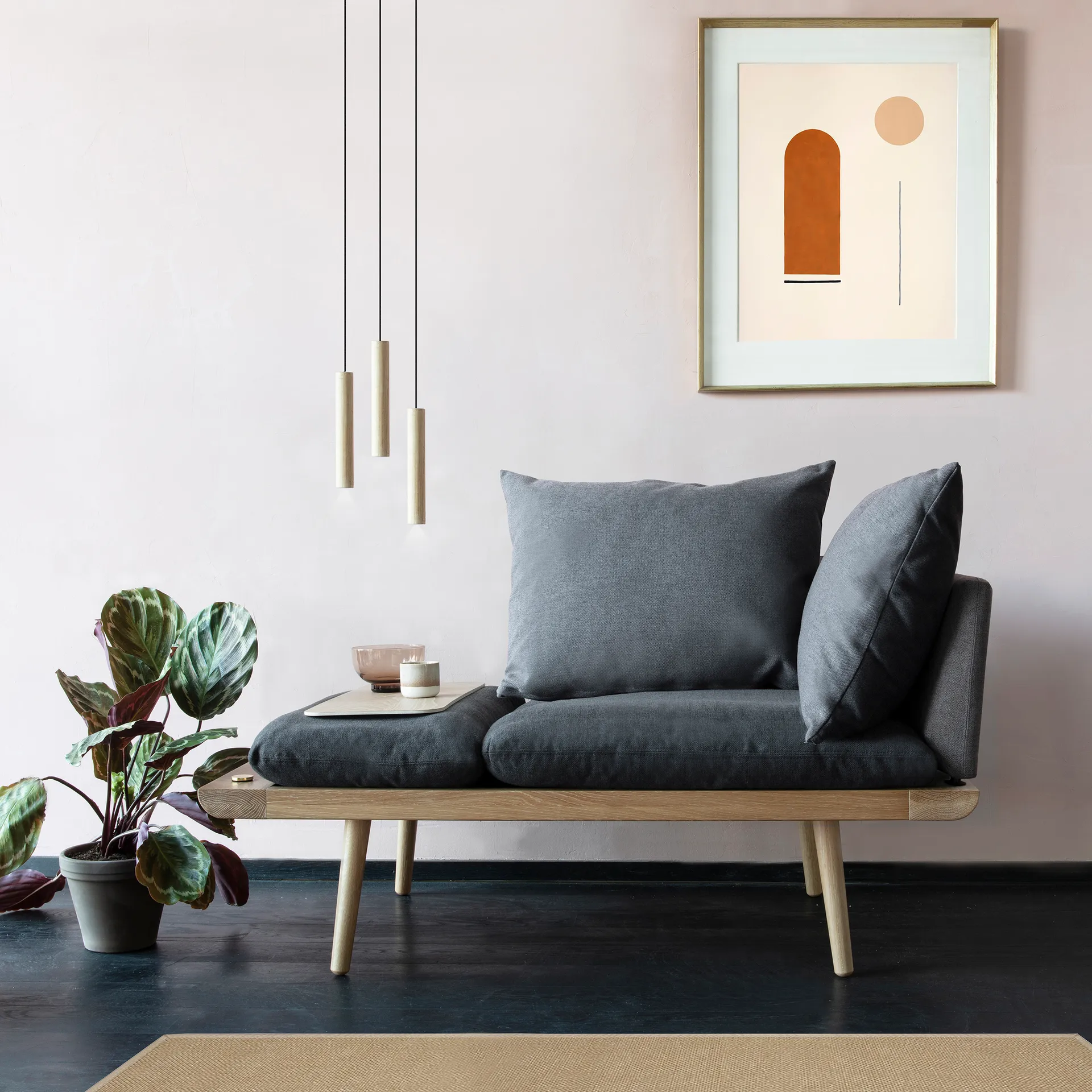 Lampada 3 Chimes, rovere Umage