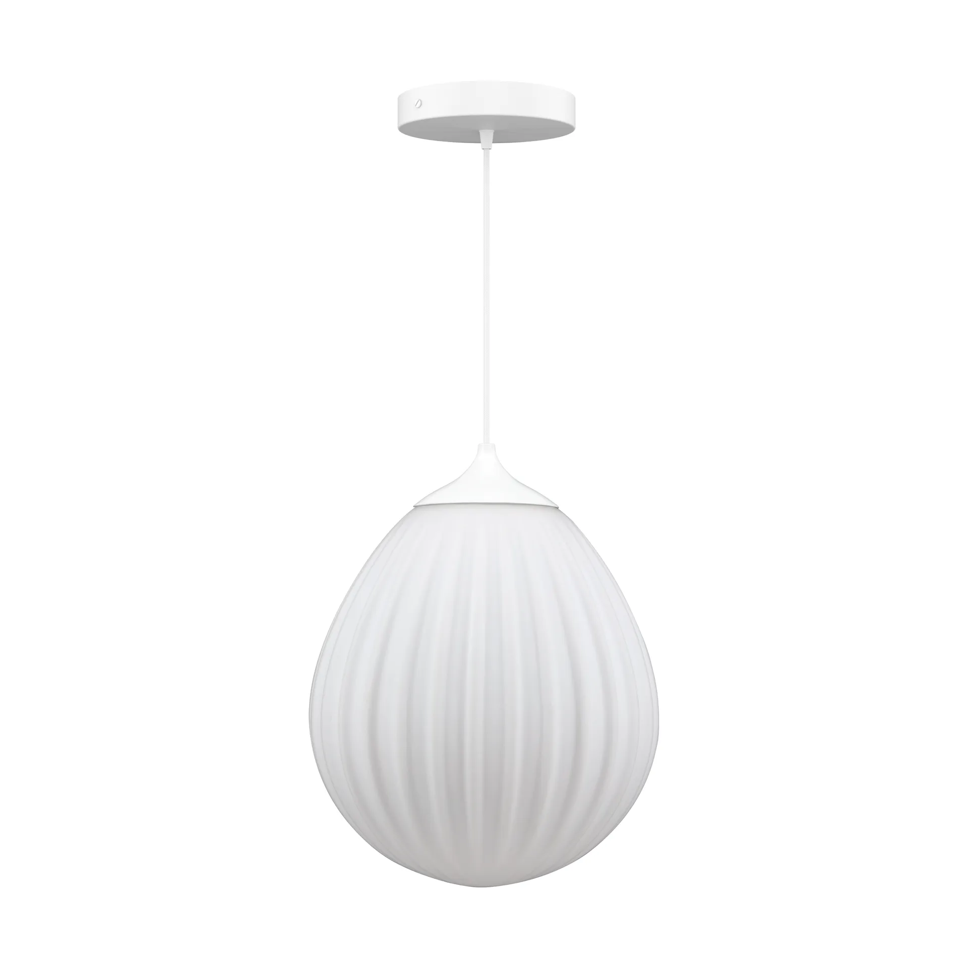 Lampada a sospensione Around The World medium, Bianco Umage