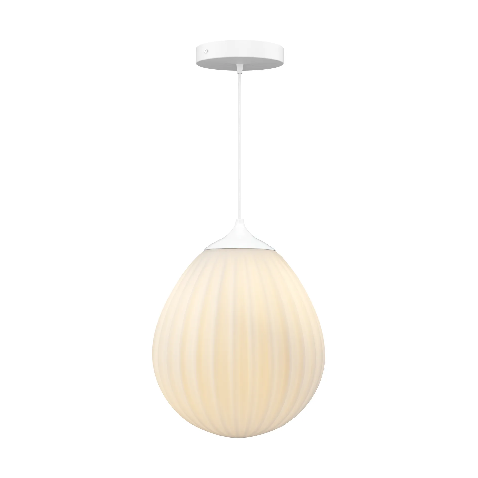 Lampada a sospensione Around The World medium, Bianco Umage