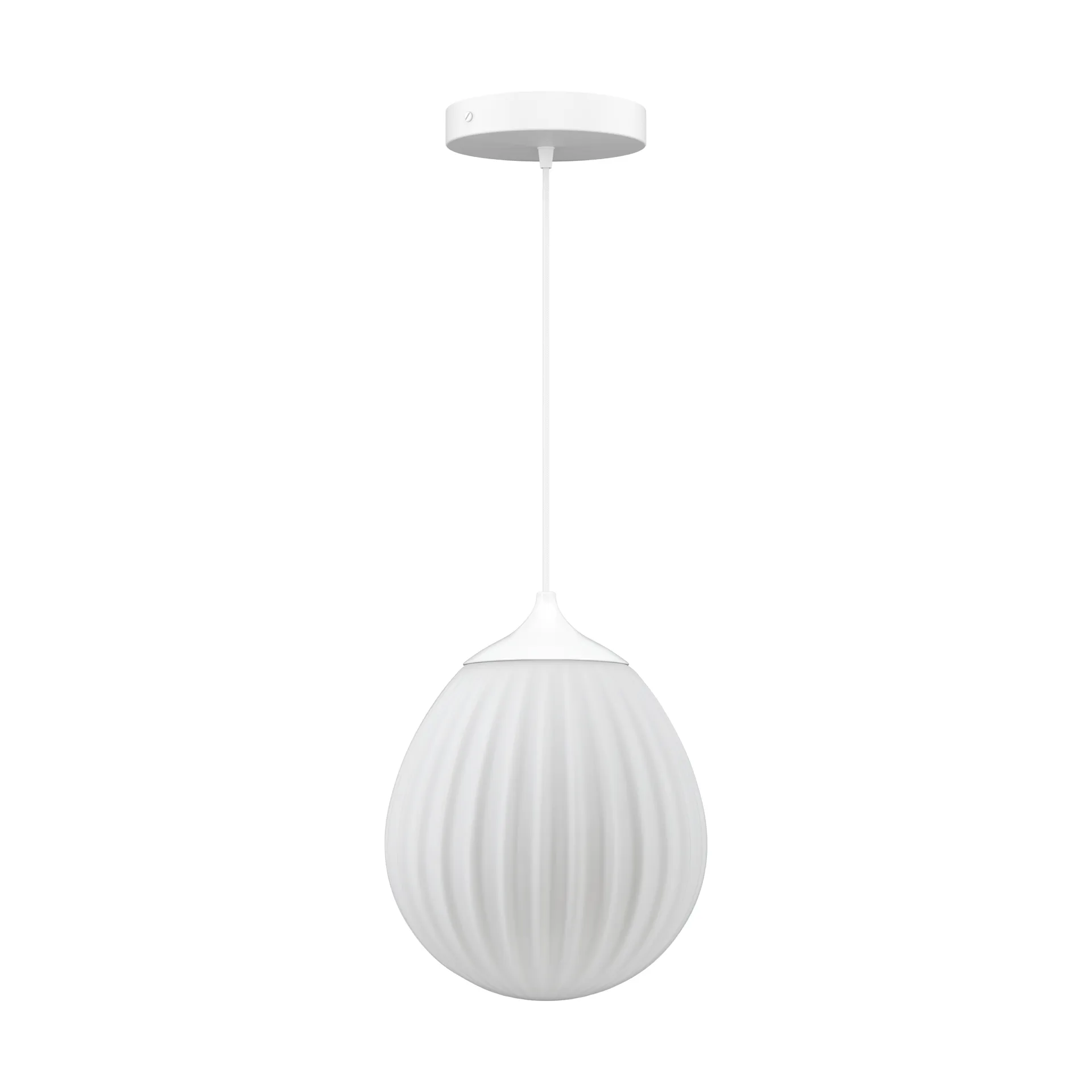 Lampada a sospensione Around The World mini, Bianco Umage