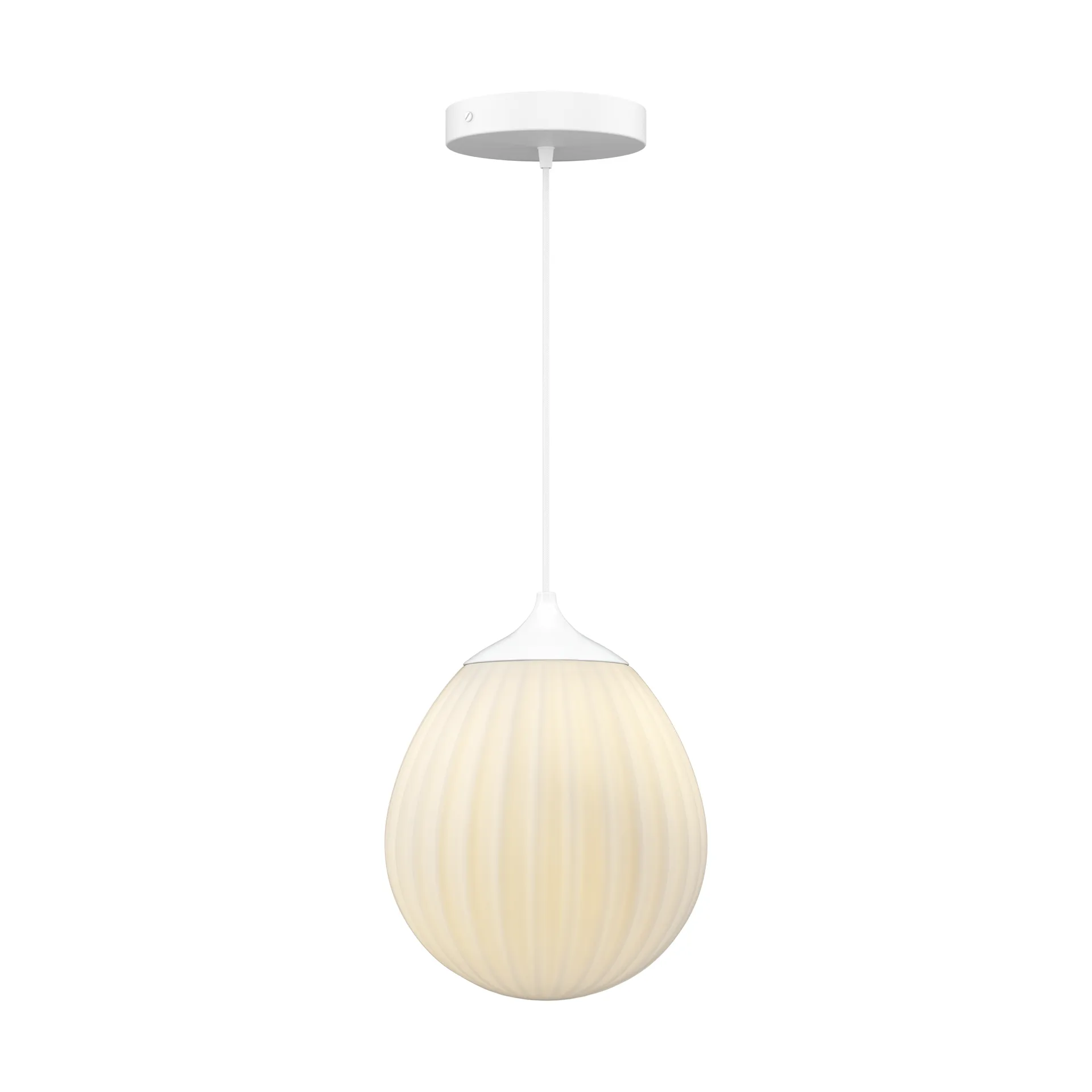 Lampada a sospensione Around The World mini, Bianco Umage