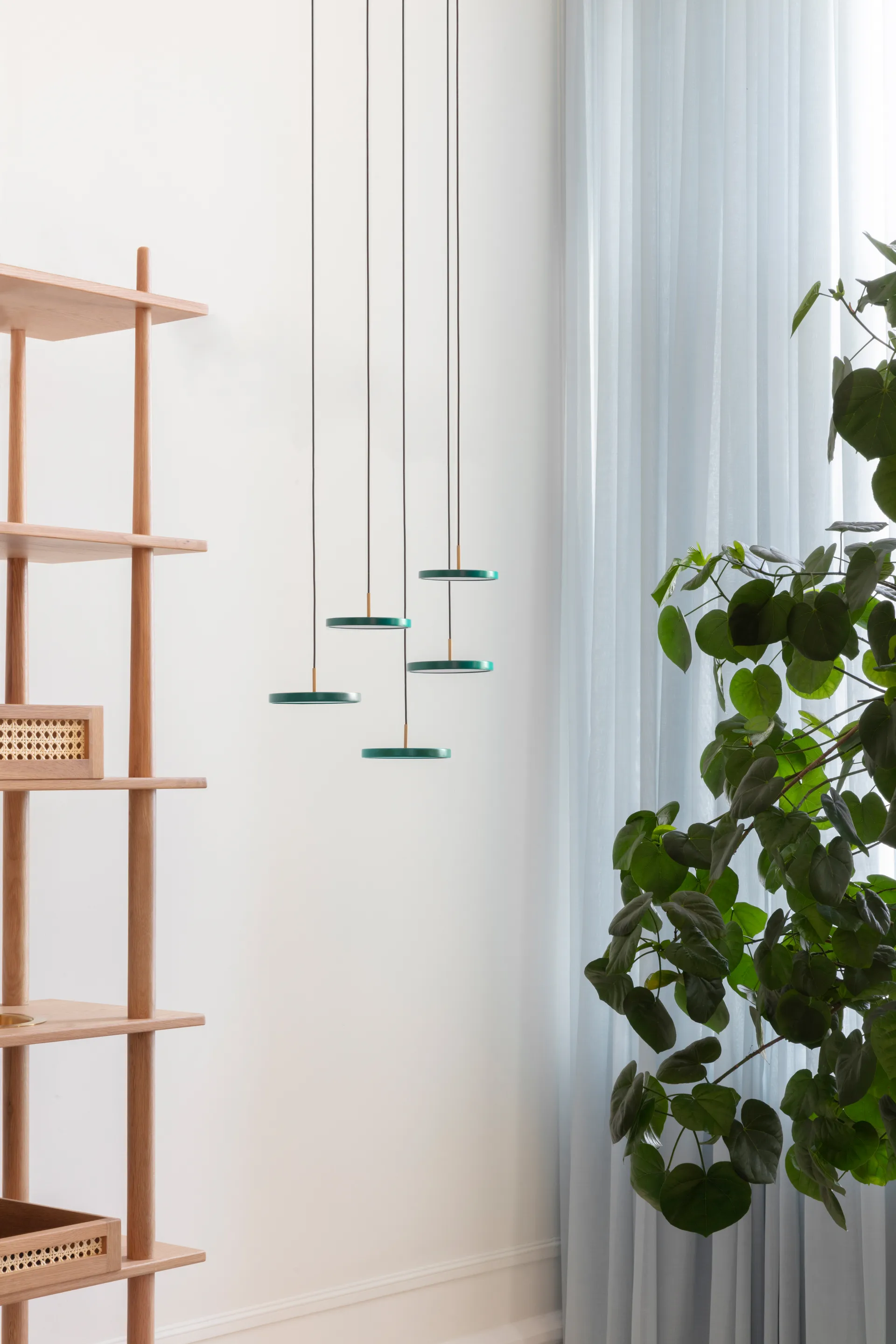 Lampada a sospensione Asteria Micro, Forest green Umage