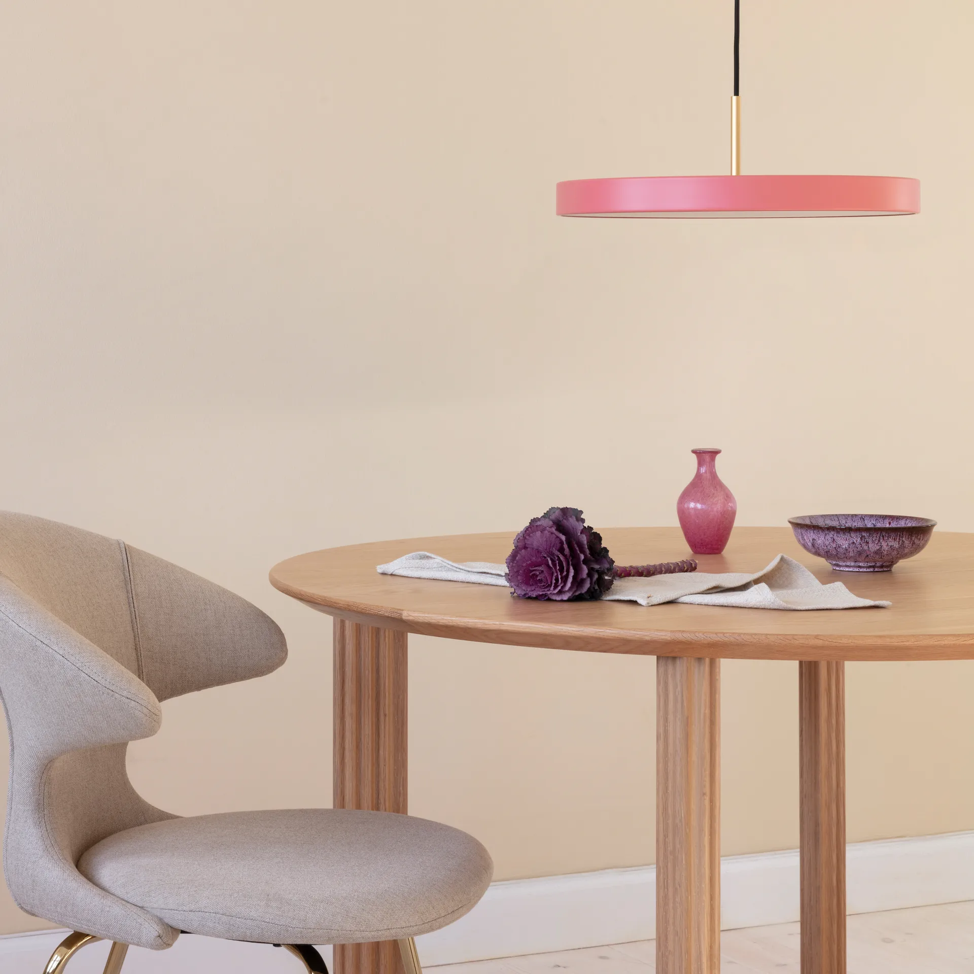 Lampada a sospensione Asteria, Nuance rose Umage