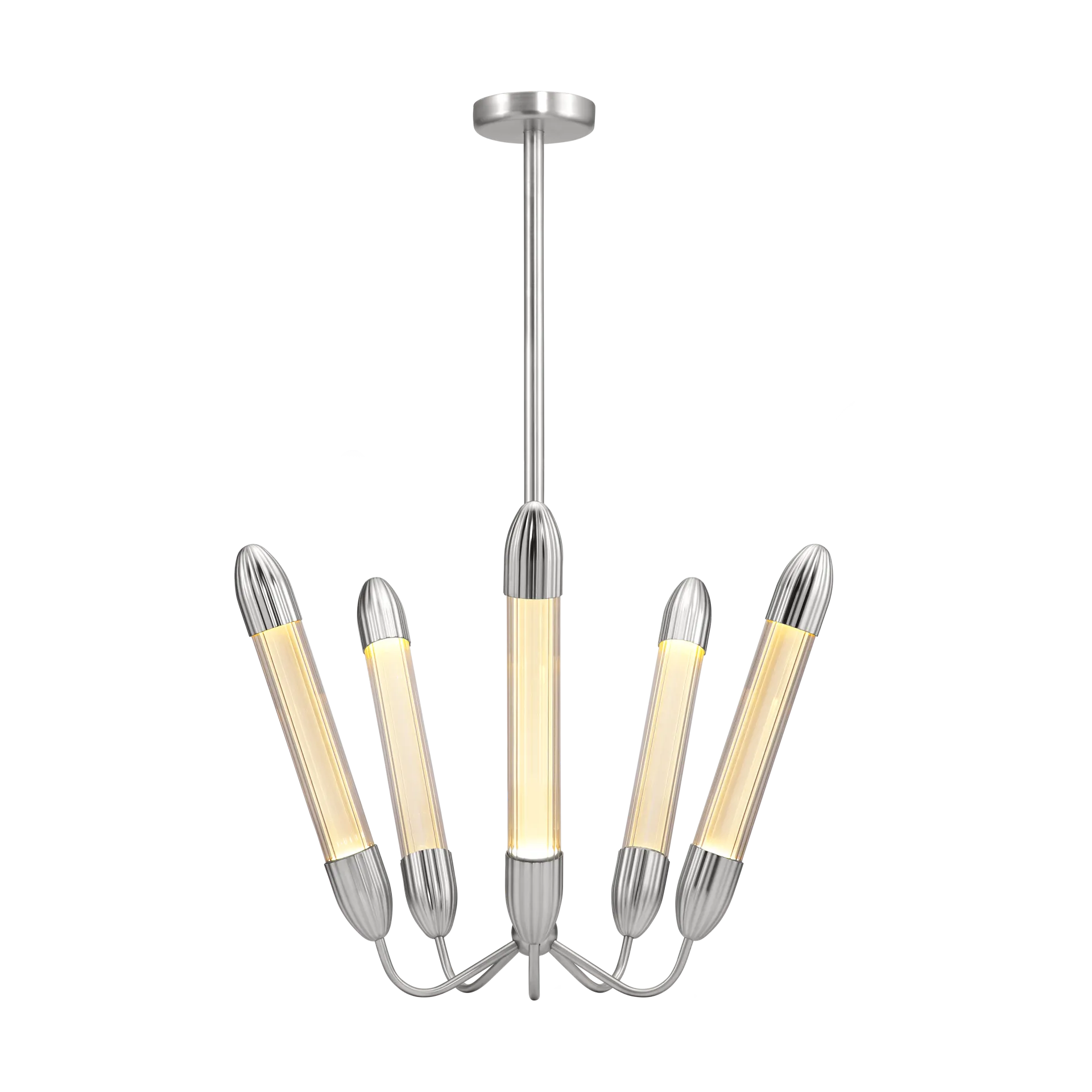 Lampada a sospensione corta Lemon Squeeze Penta , Acciaio lucido Umage