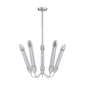 Lampada a sospensione corta Lemon Squeeze Penta  - Acciaio lucido - Umage