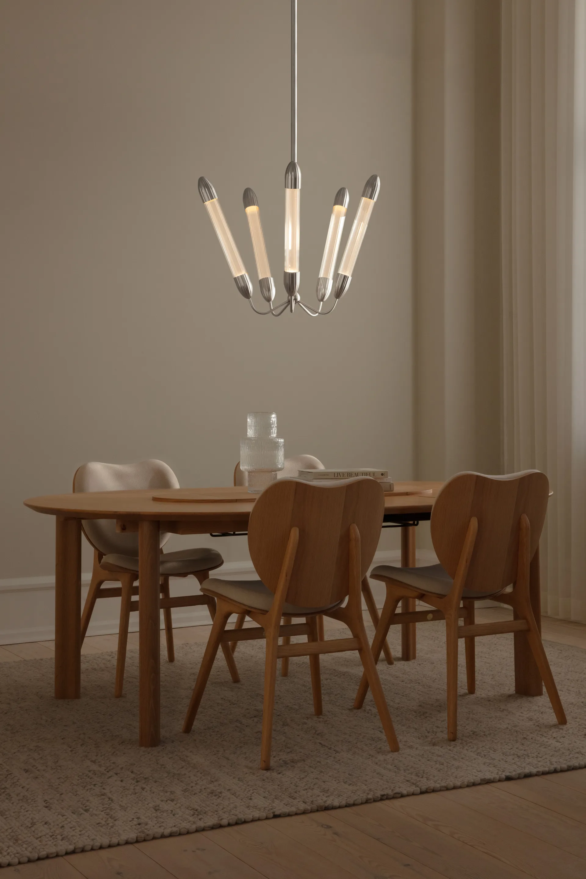 Lampada a sospensione corta Lemon Squeeze Penta , Acciaio lucido Umage