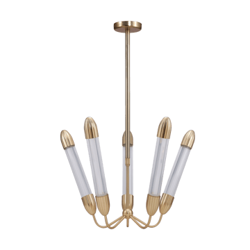 Lampada a sospensione corta Lemon Squeeze Penta  - Ottone placcato - Umage