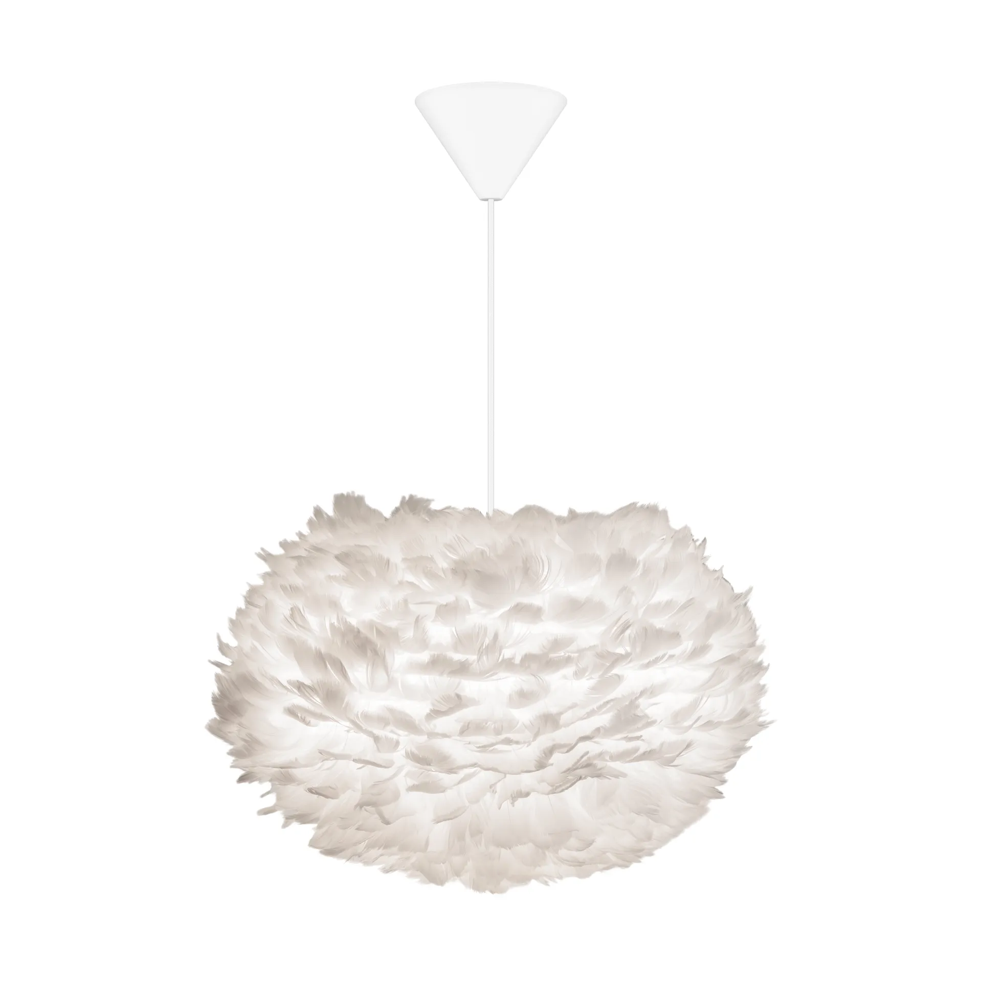 Lampada a sospensione Eos media bianca Umage