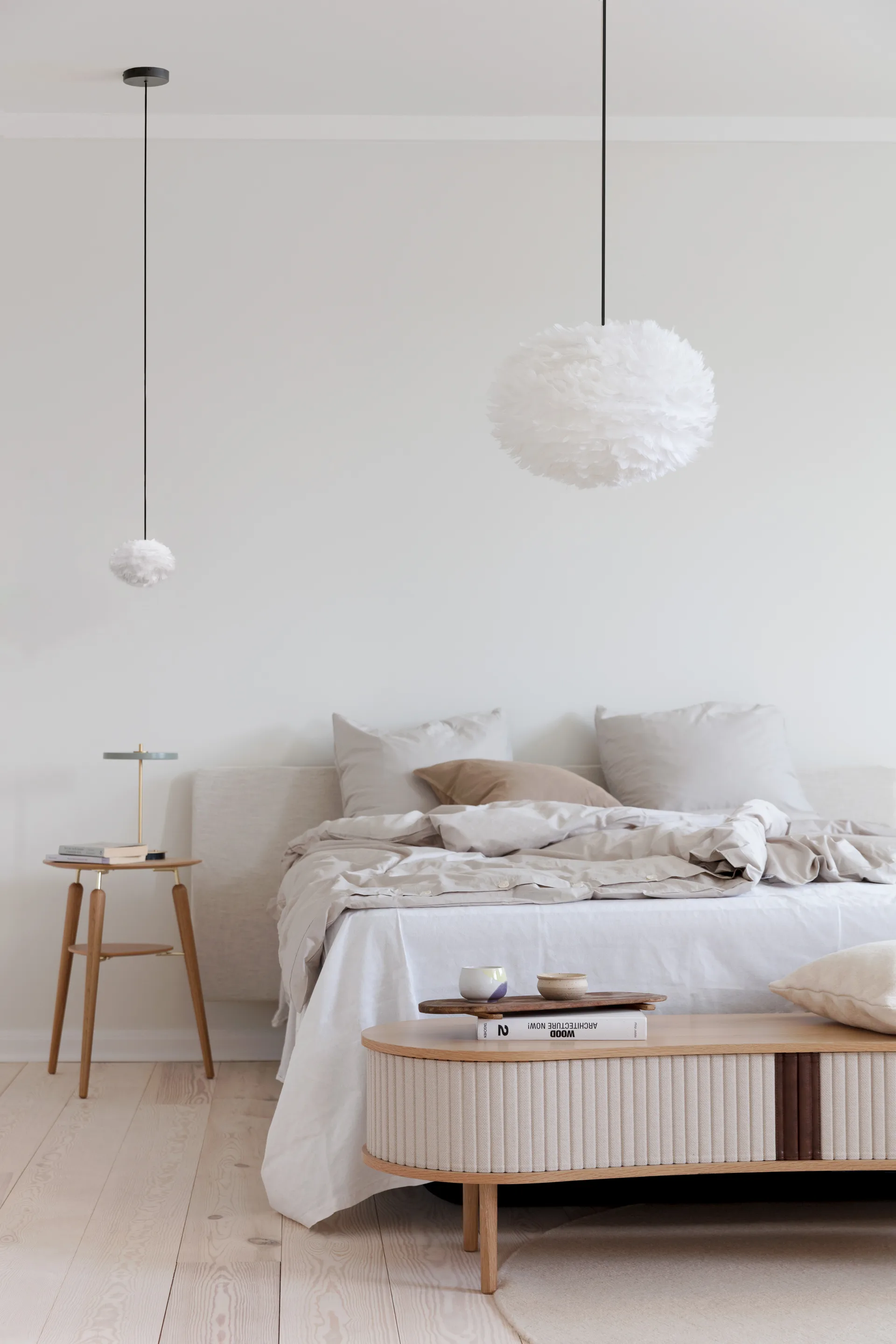 Lampada a sospensione Eos Nano, Bianco, cluster 1 Umage