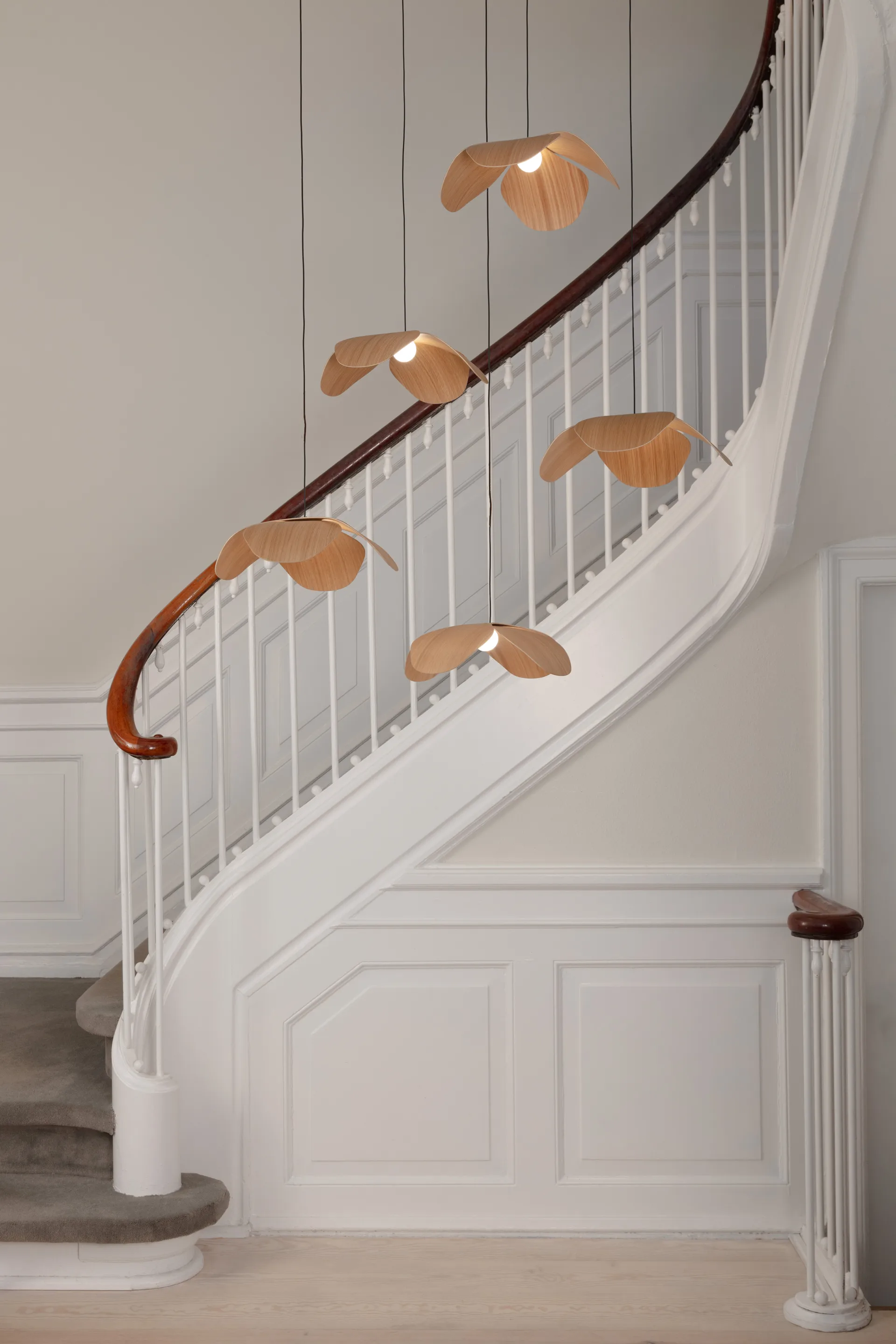 Lampada a sospensione Forget Me Not large, Rovere-cluster 5 Umage