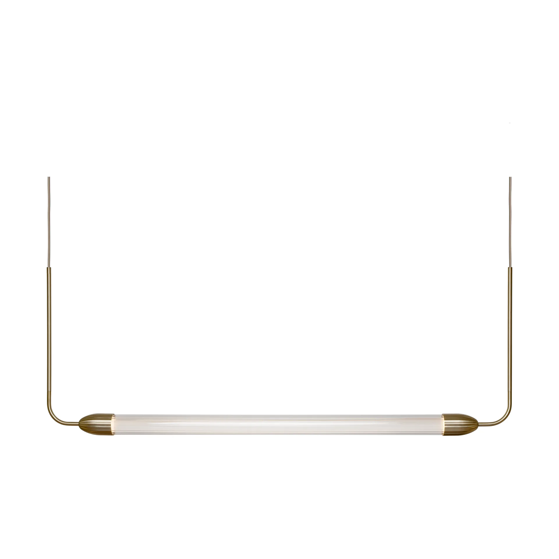 Lampada a sospensione Lemon Squeeze linear, Ottone Umage