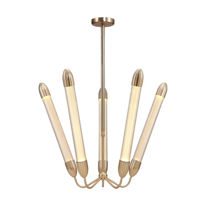 Lampada a sospensione lunga Lemon Squeeze Penta  - Ottone placcato - Umage