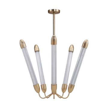 Lampada a sospensione lunga Lemon Squeeze Penta  - Ottone placcato - Umage