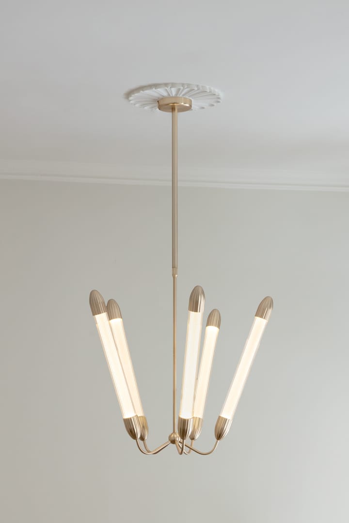 Lampada a sospensione lunga Lemon Squeeze Penta , Ottone placcato Umage